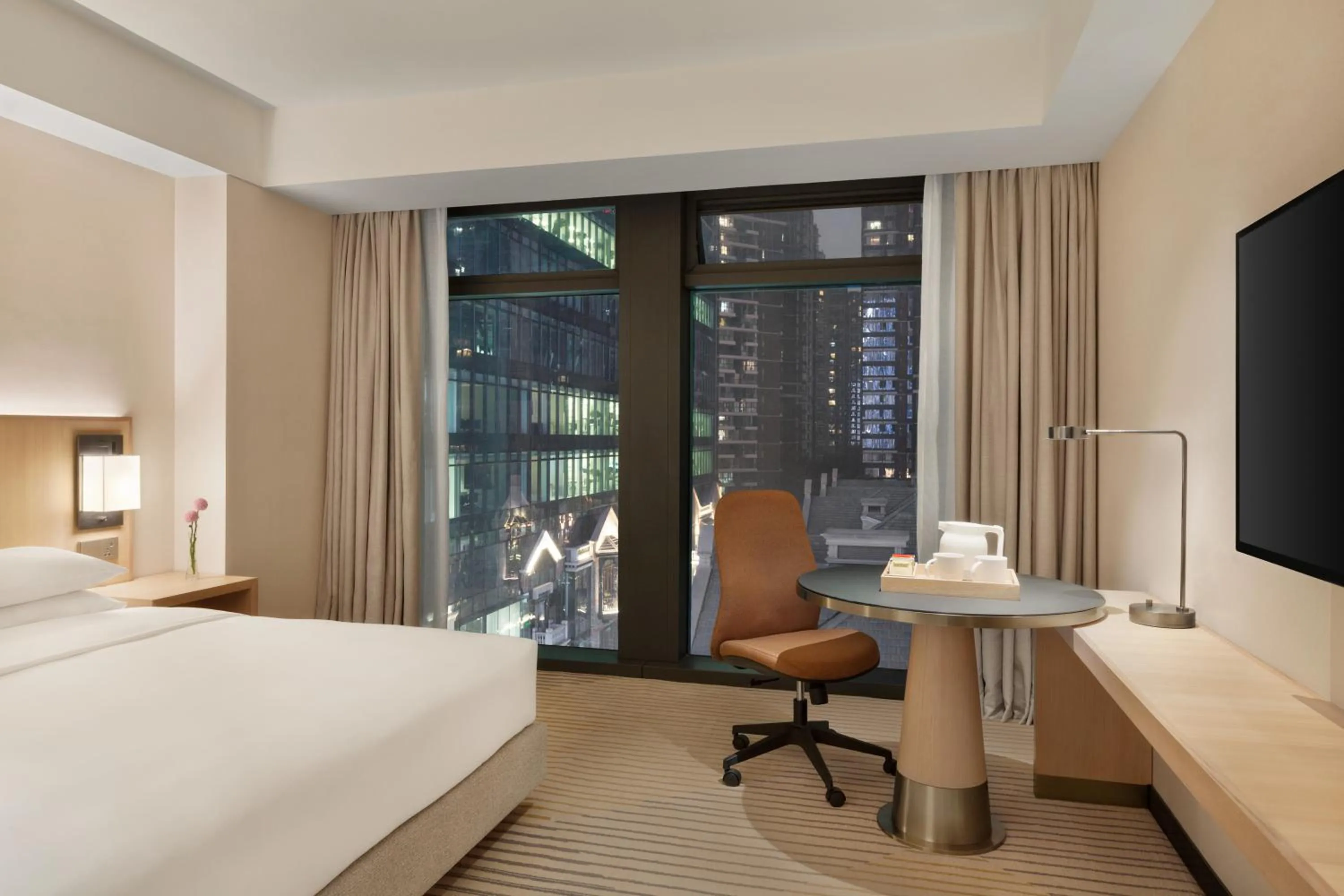 Bedroom, Bed in Hyatt Place Chengdu Pebble Walk