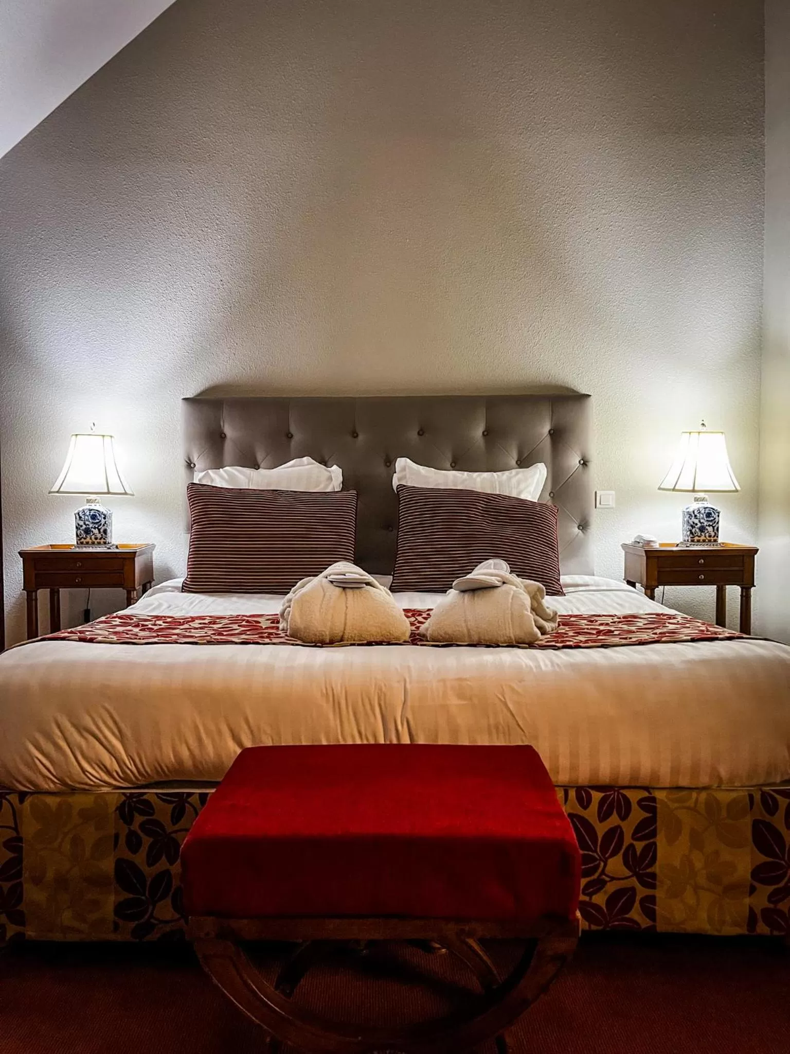 Bed in Hôtel Le Château Fort de Sedan