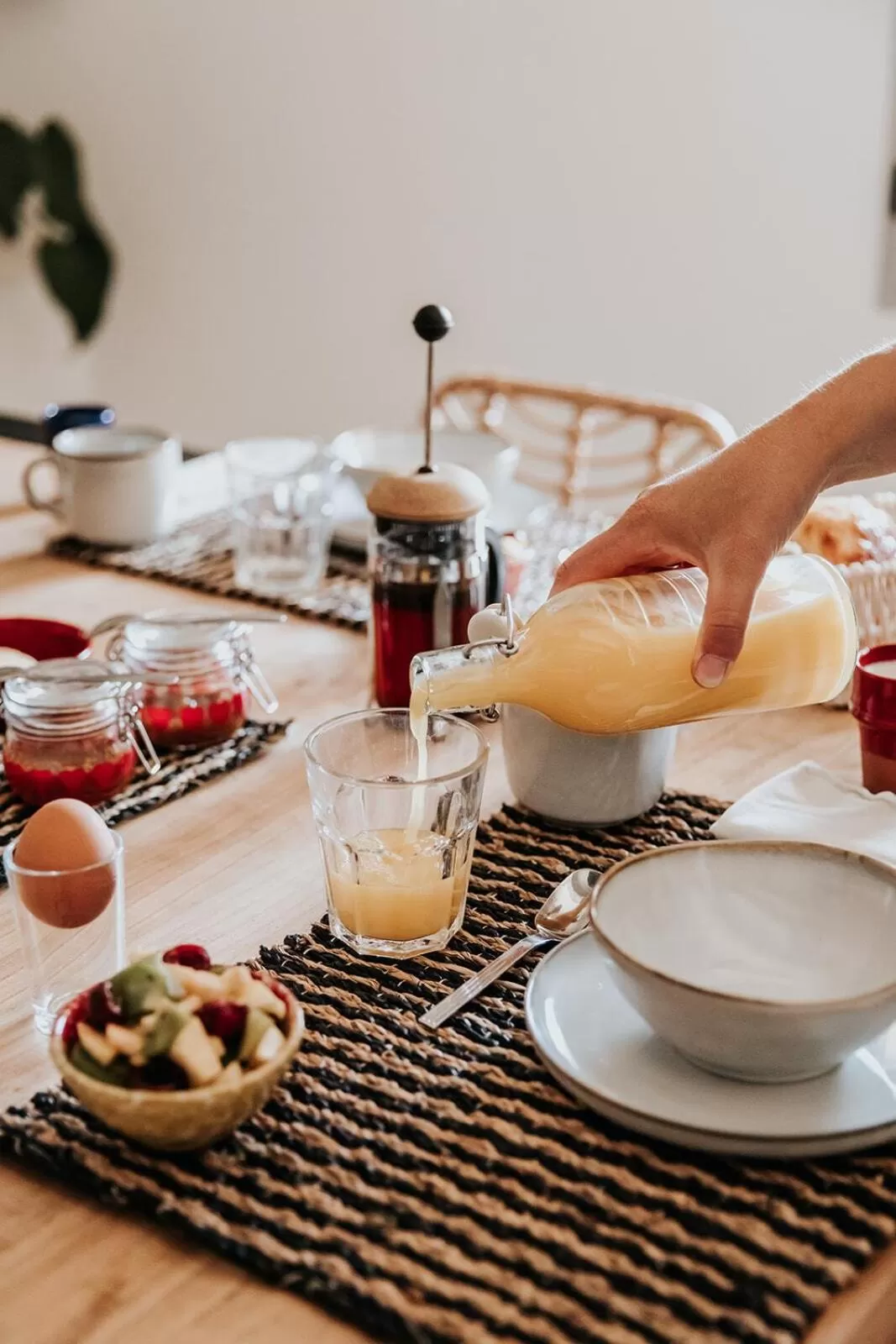 Breakfast in Château La Grande Clotte