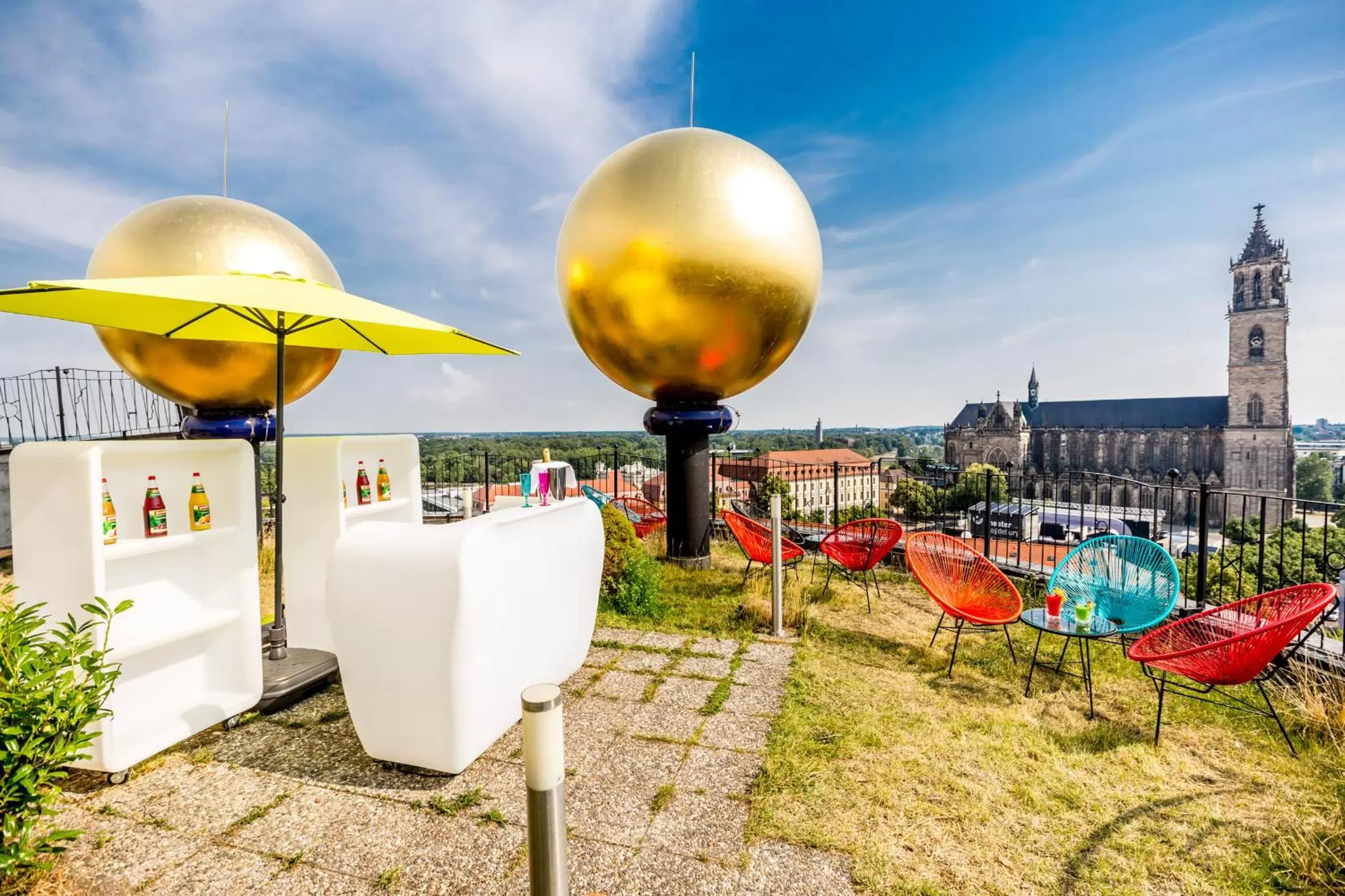 Garden in apartHOTEL Magdeburg