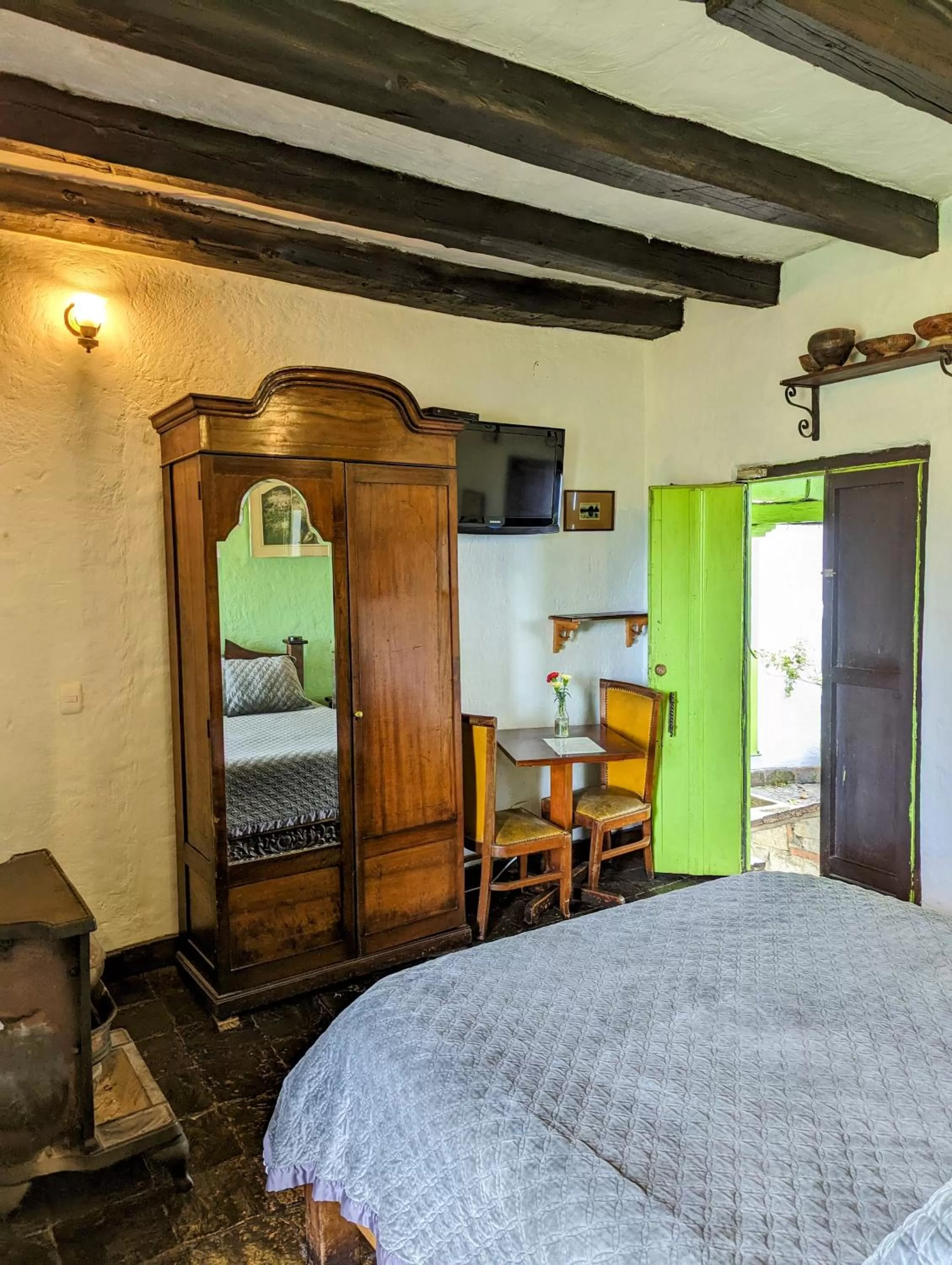 Dining area in Posada Cafe La Huerta