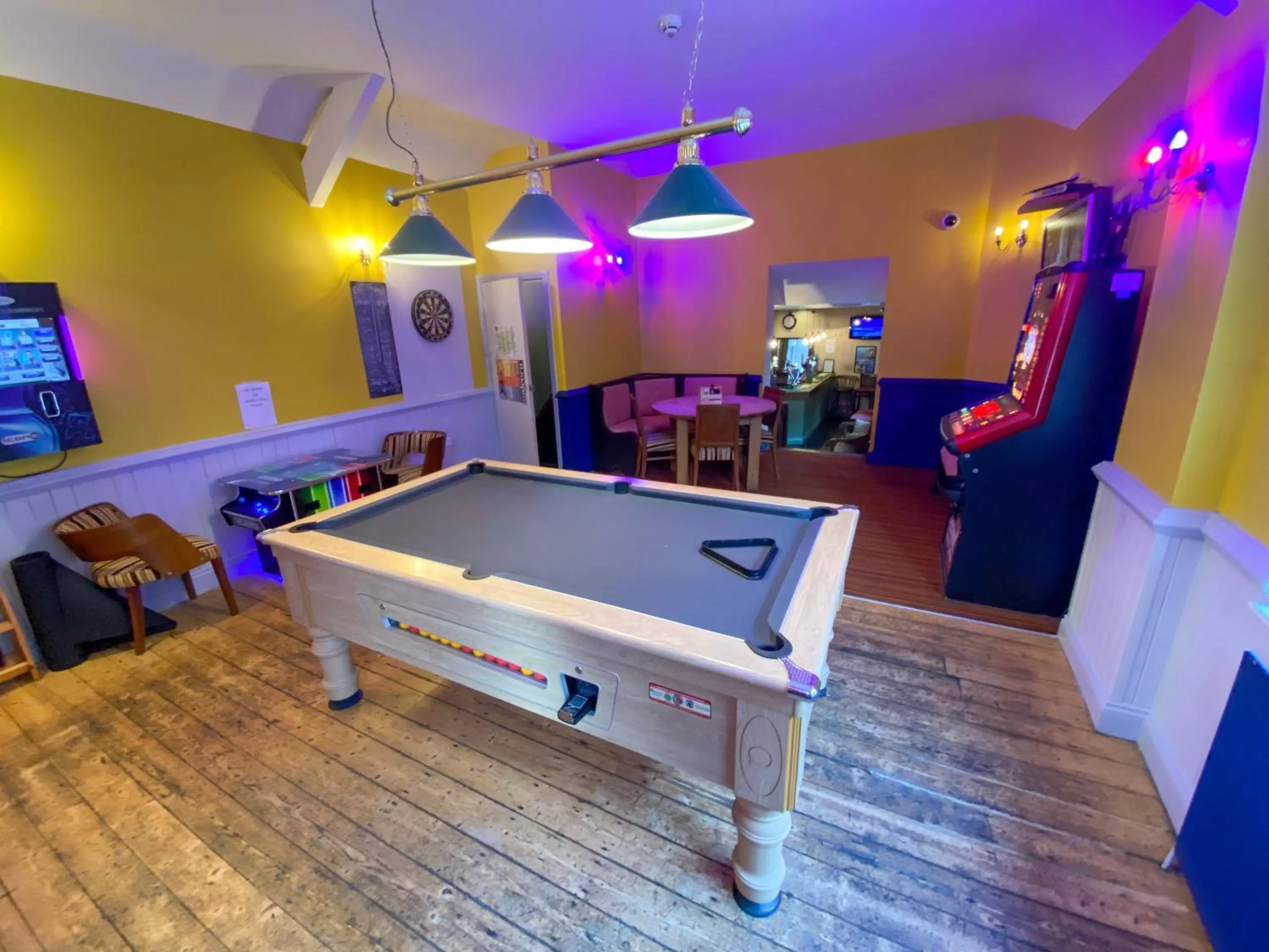 Game Room in Glan Aber Hotel