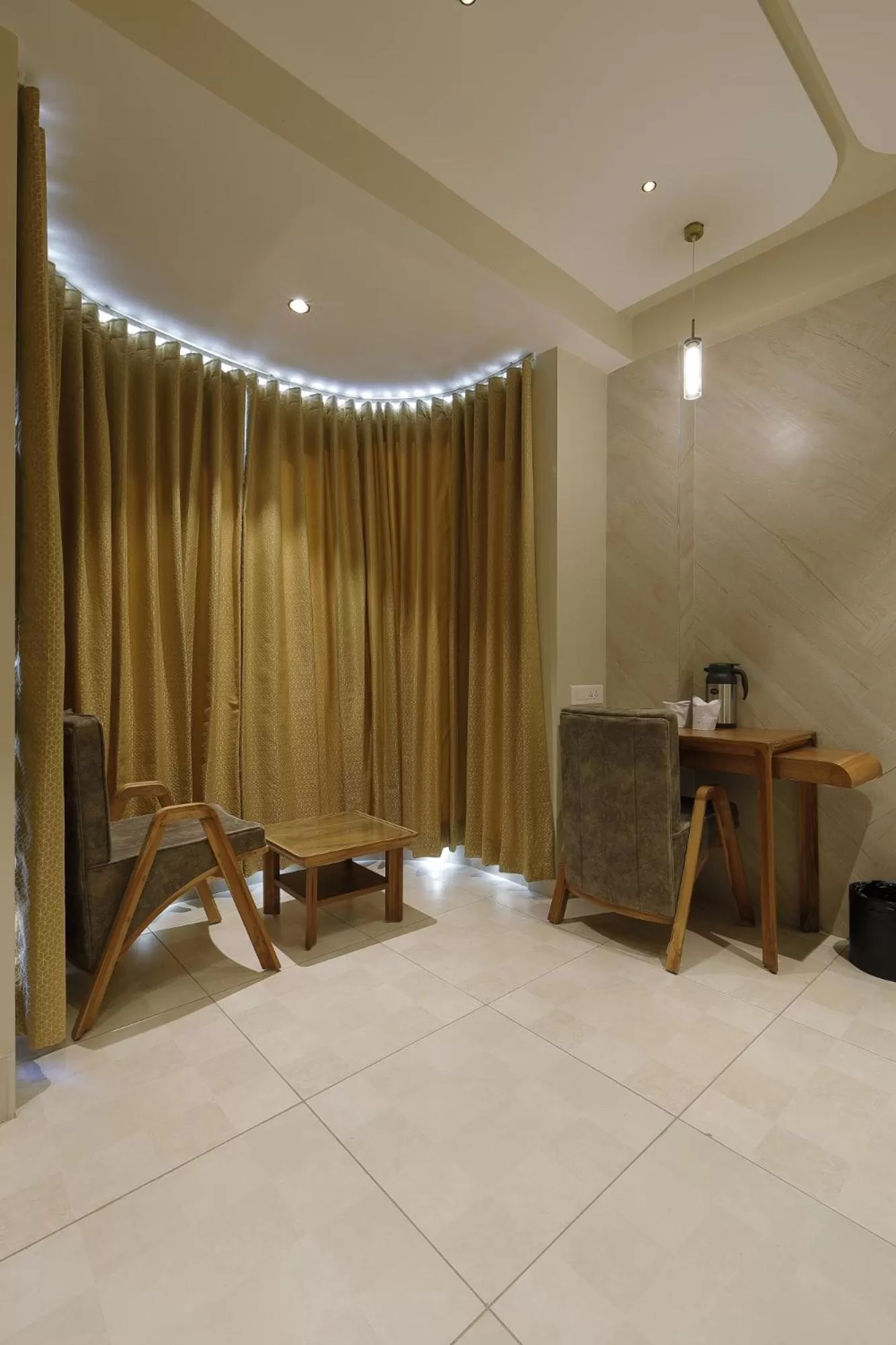 Seating area in Artilla Inn