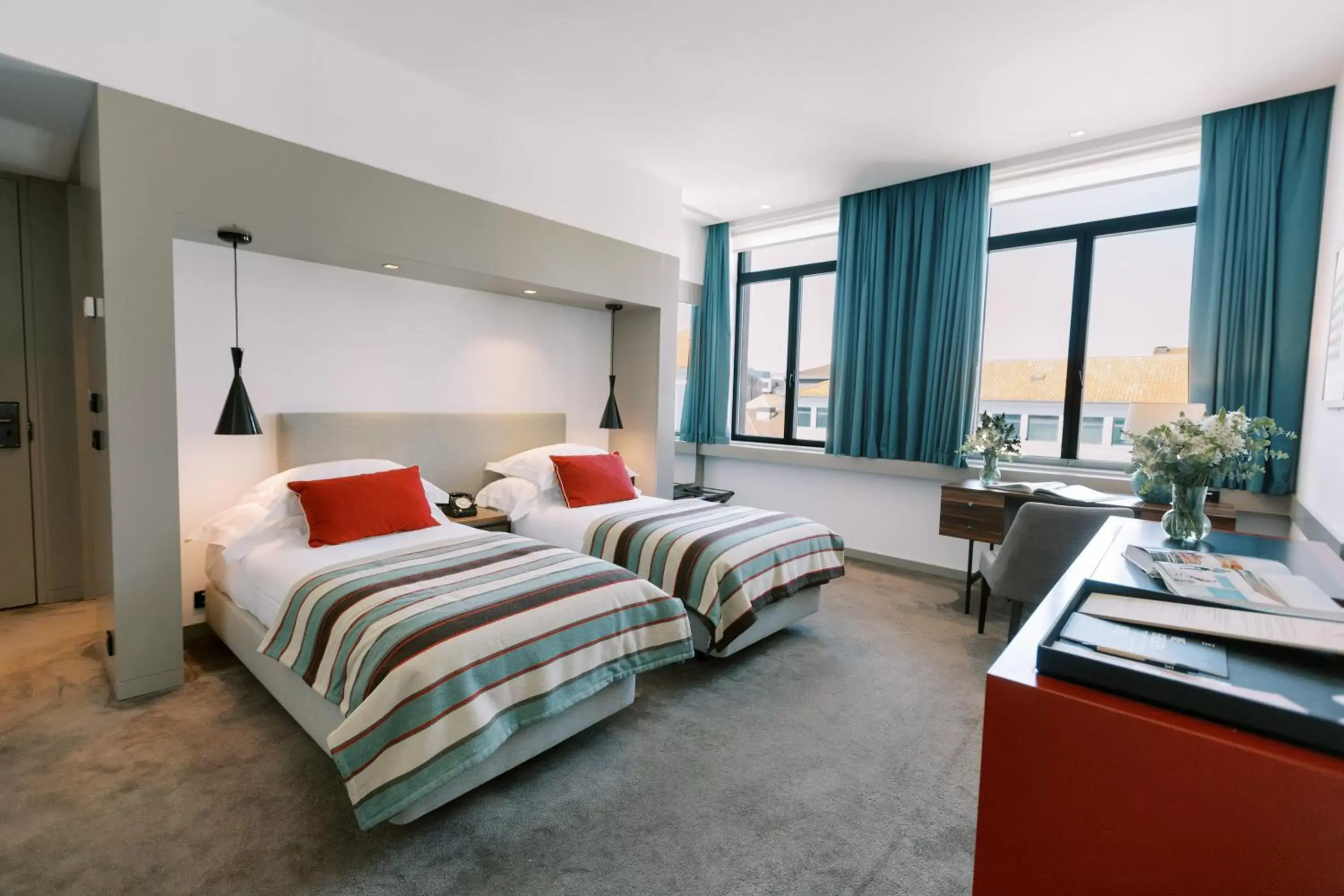 Twin Room in The Editory Artist Baixa Porto Hotel Twin Room in The Editory Artist Baixa Porto Hotel