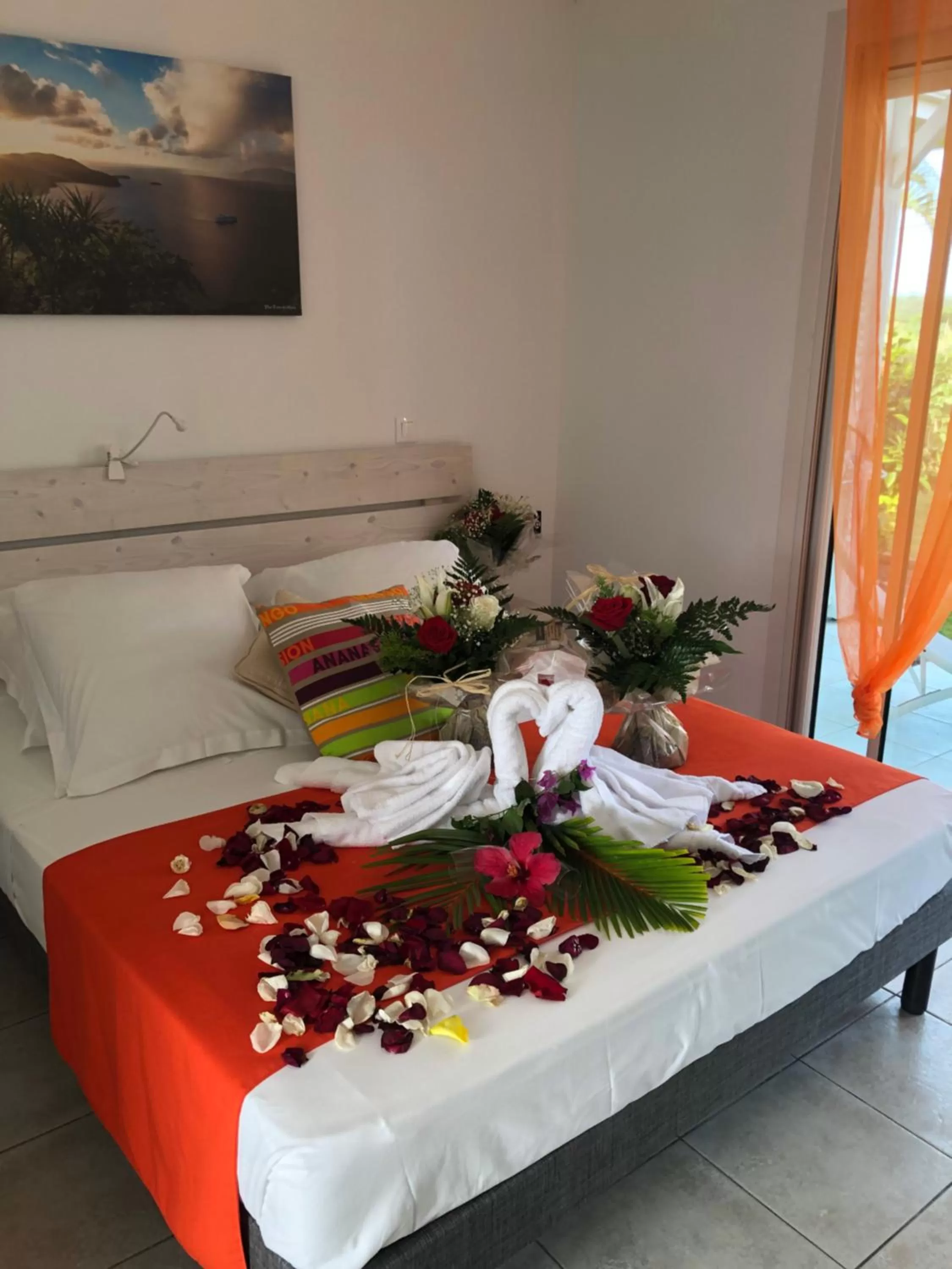 Bed in Hôtel La Christophine