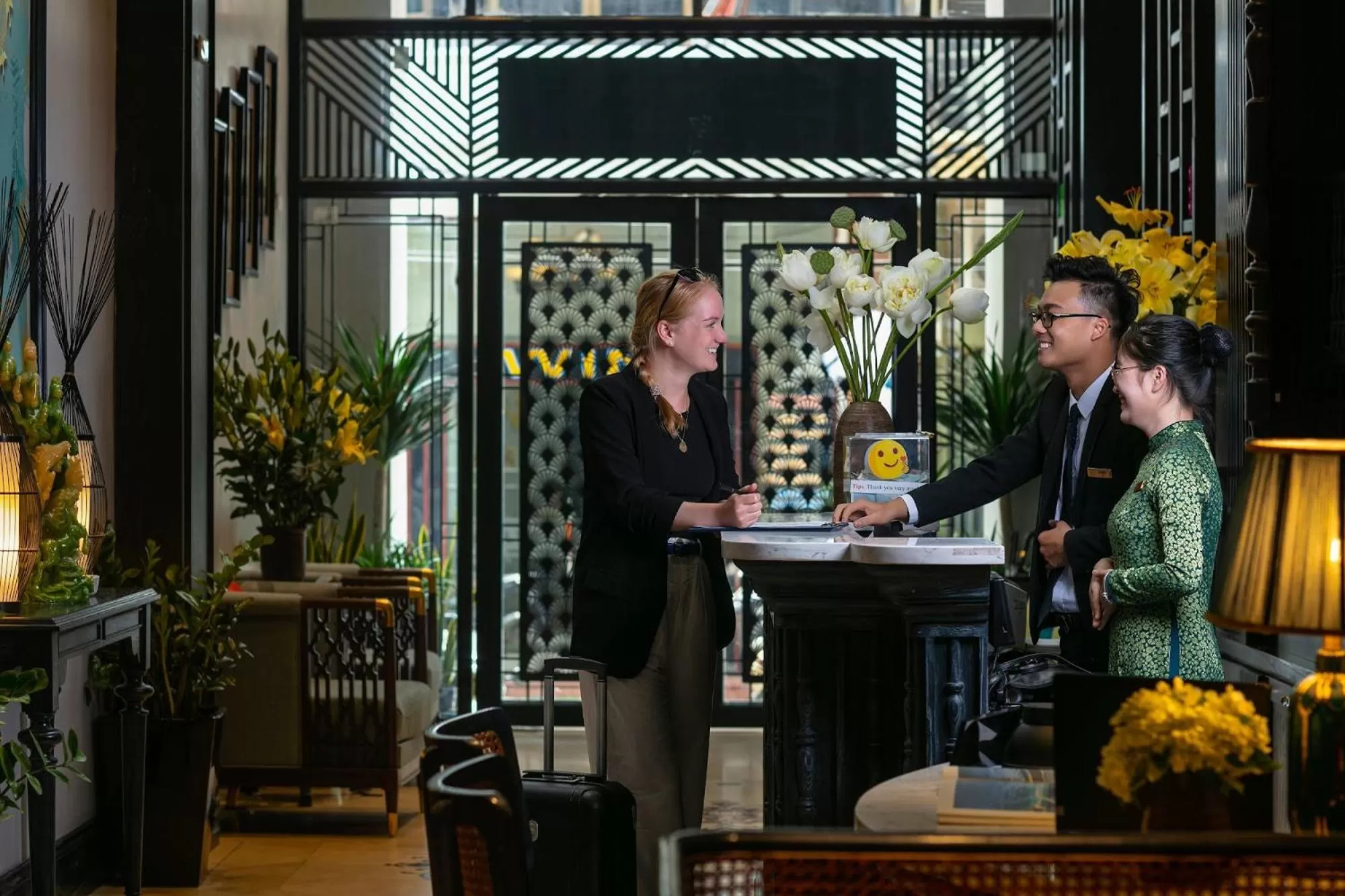 Staff in Scent Premium Hotel