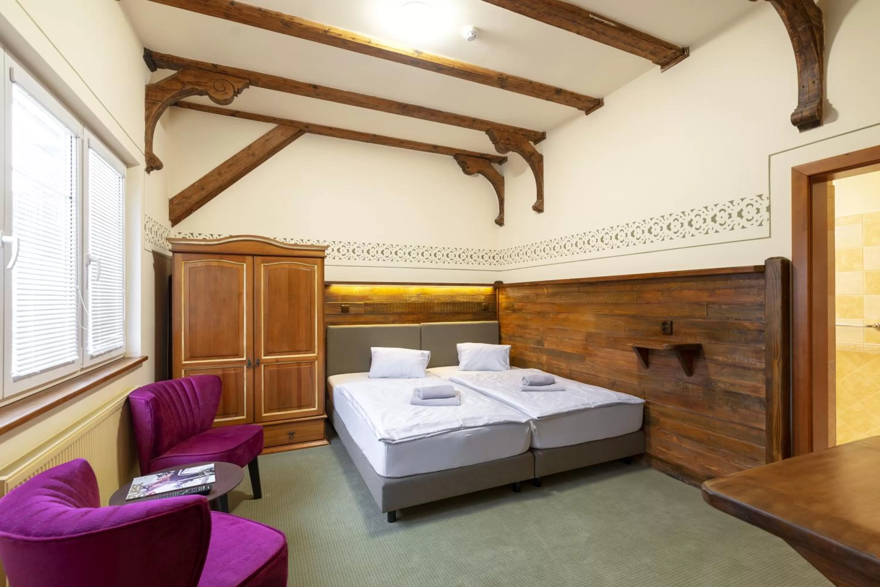 Bed in Hotel U Simla