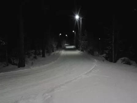 Winter in Karemajat Panorama hotel