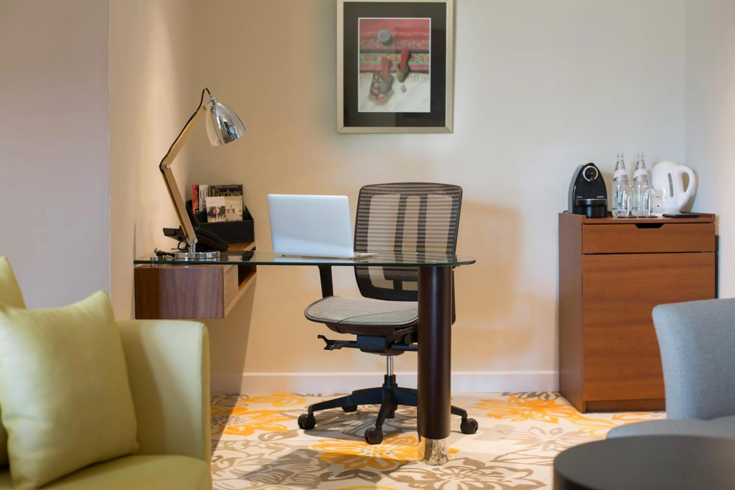 Seating area in Paradox Singapore Merchant Court at Clarke Quay