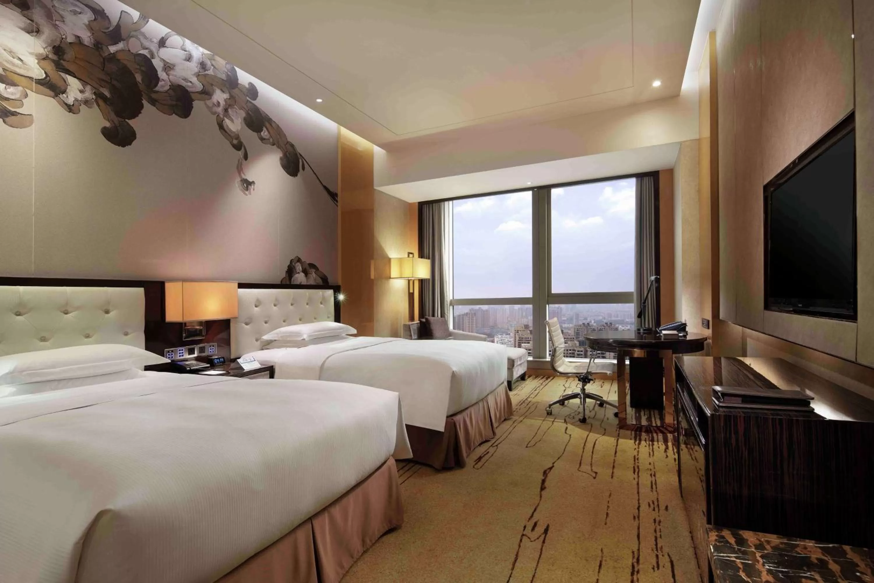Bedroom, Bed in Hilton Zhengzhou