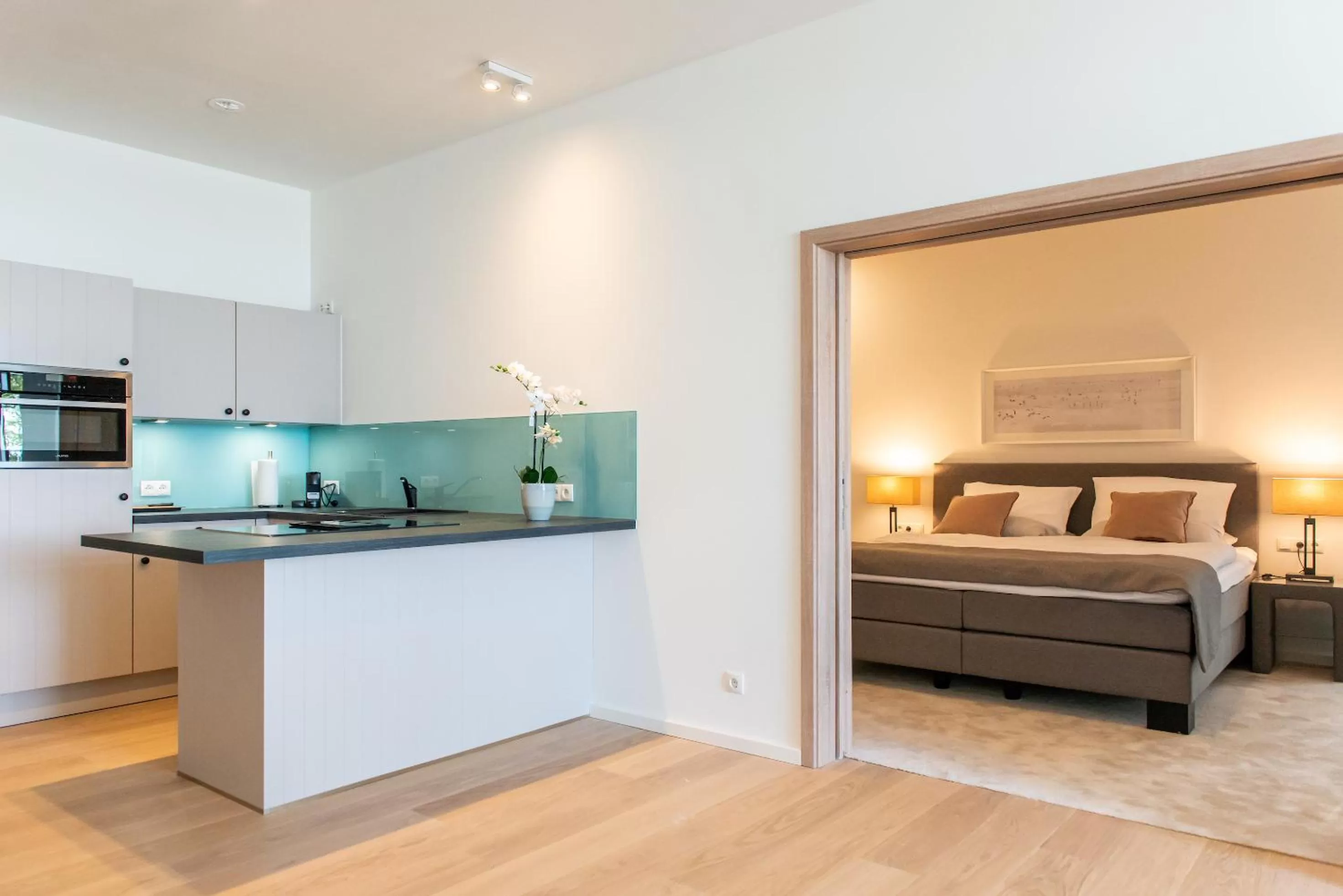 Kitchen or kitchenette in Intermar Hotel & Apartments