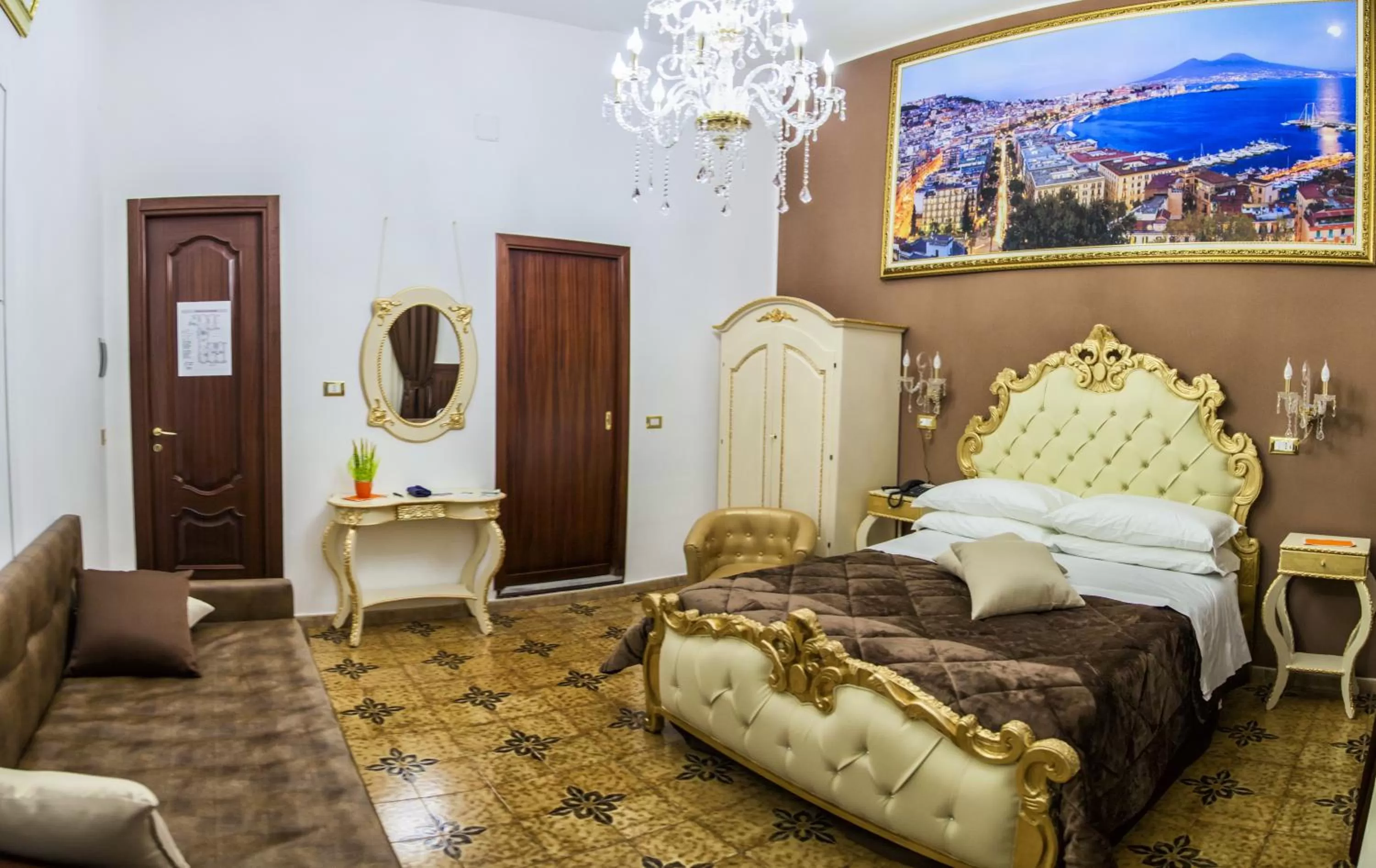 Bed in Hotel des Artistes