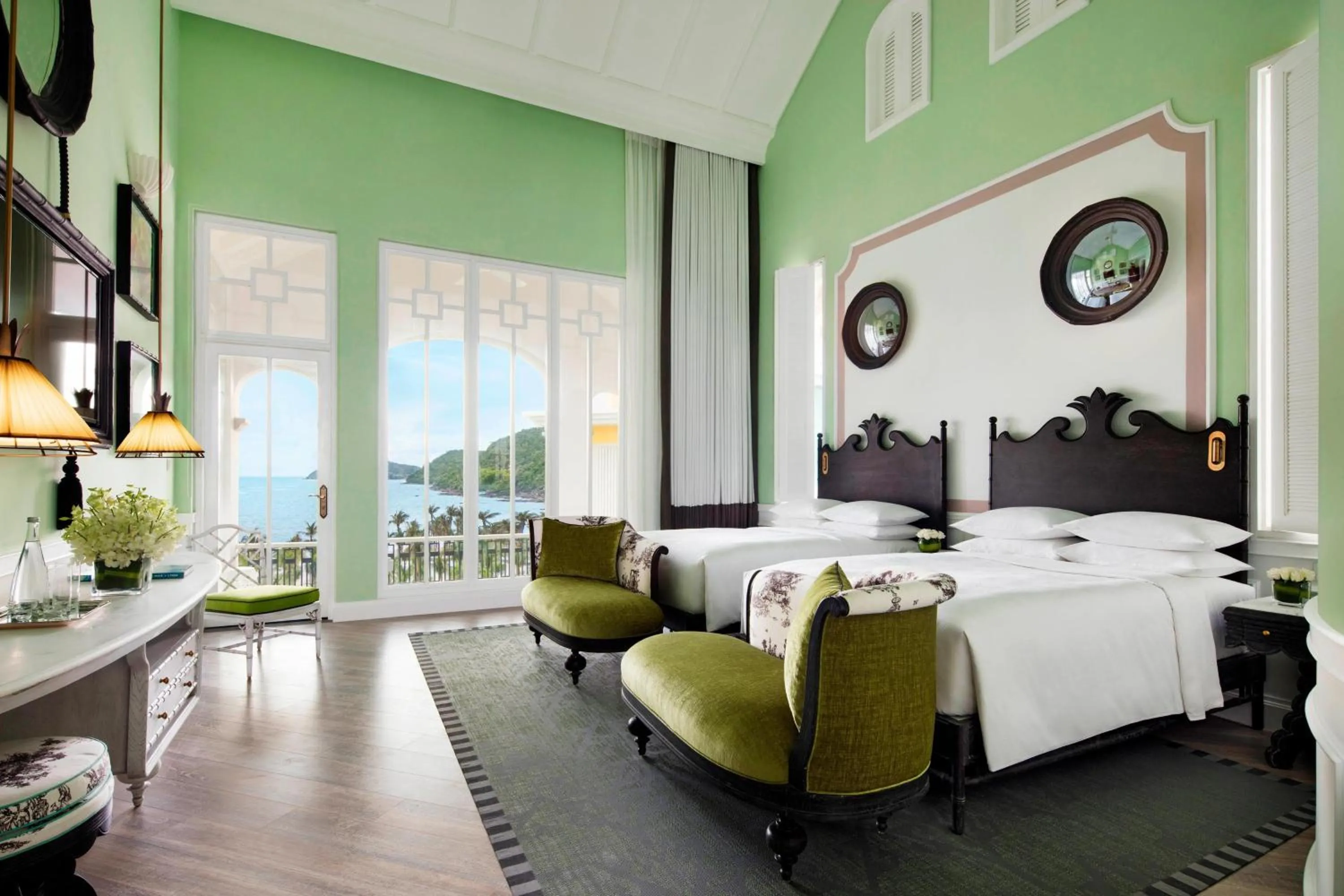 Emerald Bay View, Guest room, 2 Double, Bay view in JW Marriott Phu Quoc Emerald Bay Resort & Spa