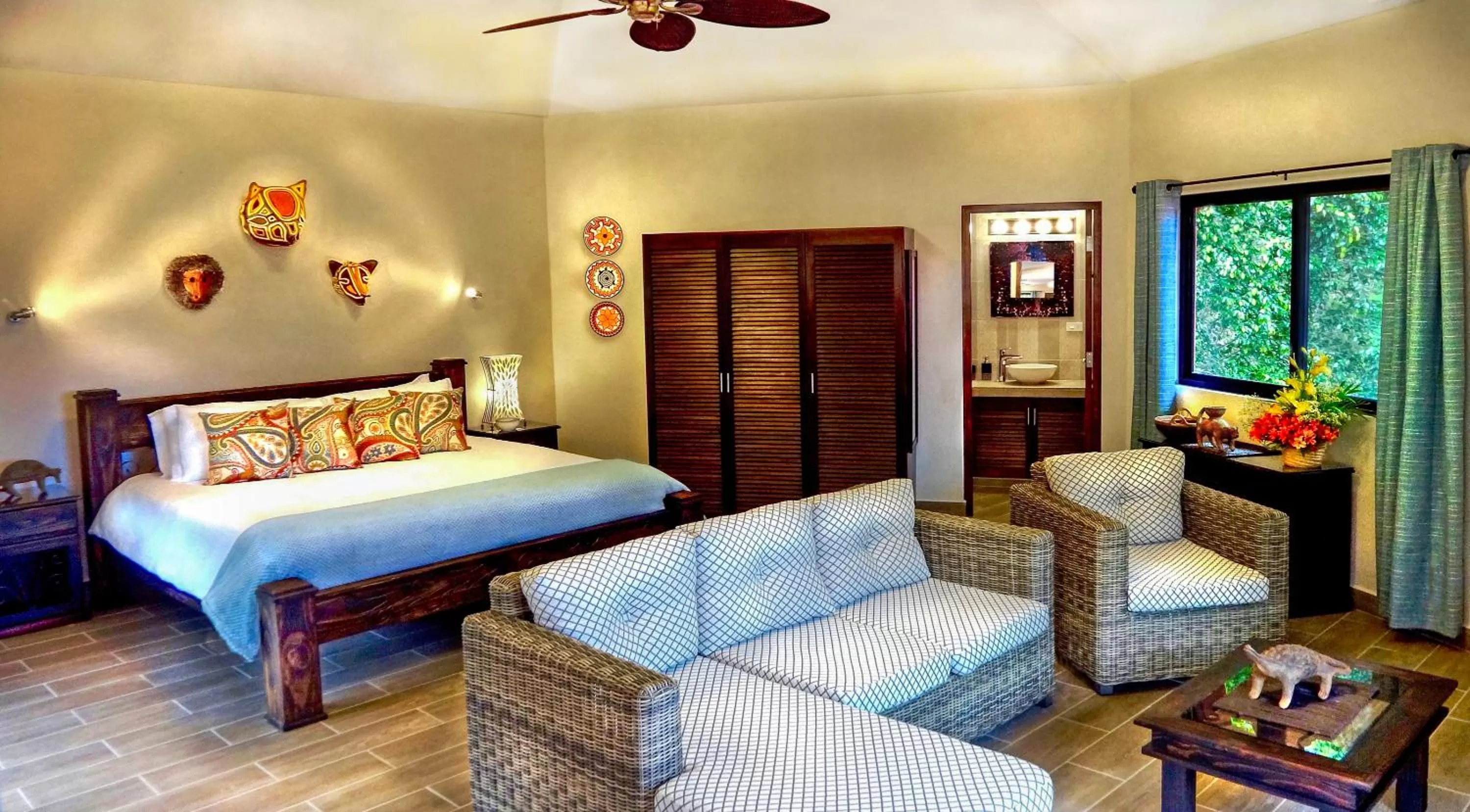 Patio in Boquete Garden Inn