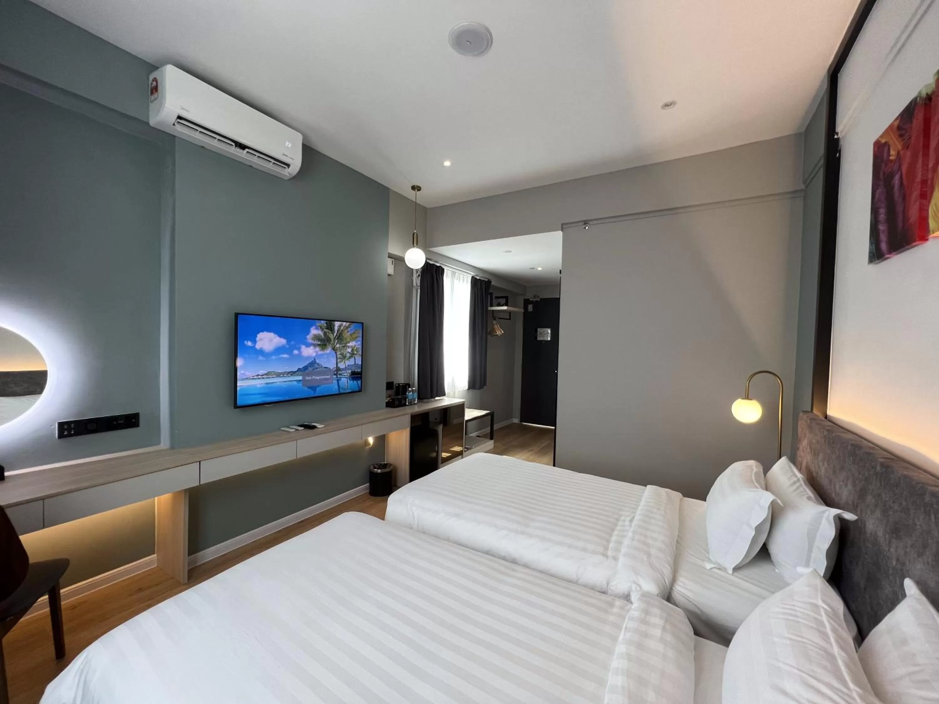 Bedroom, Bed in FUHOTEL