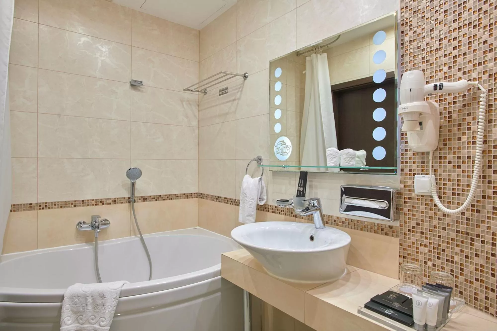 Photo of the whole room, Bathroom in Hotel & Spa NEMO with dolphins