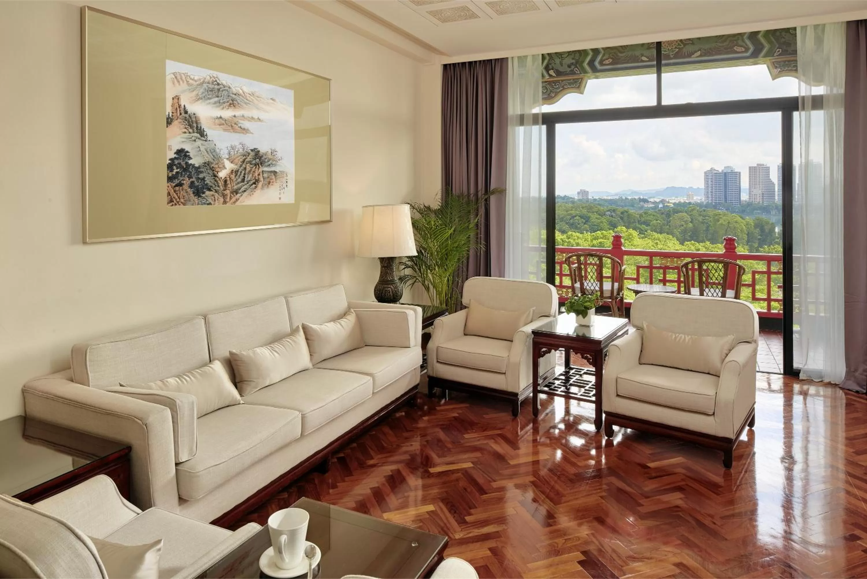 Living room in The Grand Hotel Kaohsiung