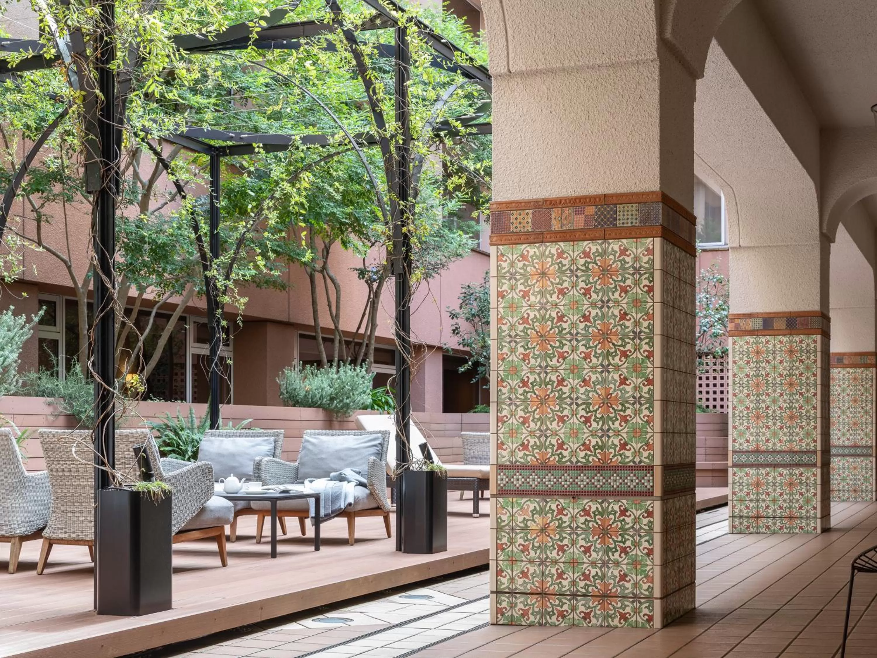 Balcony/Terrace in Hotel The Celestine Tokyo Shiba