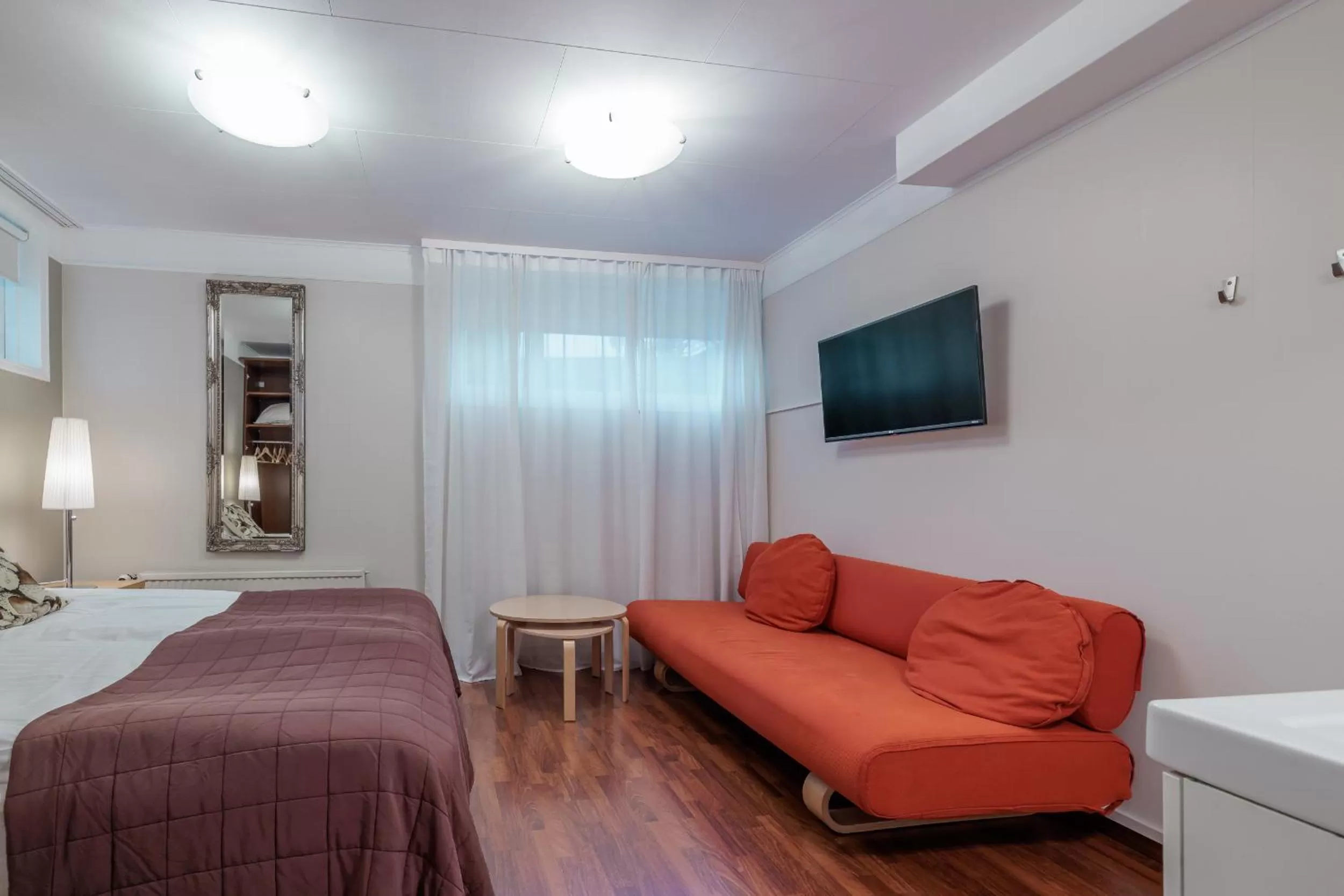 Bed in Snorri's Guesthouse