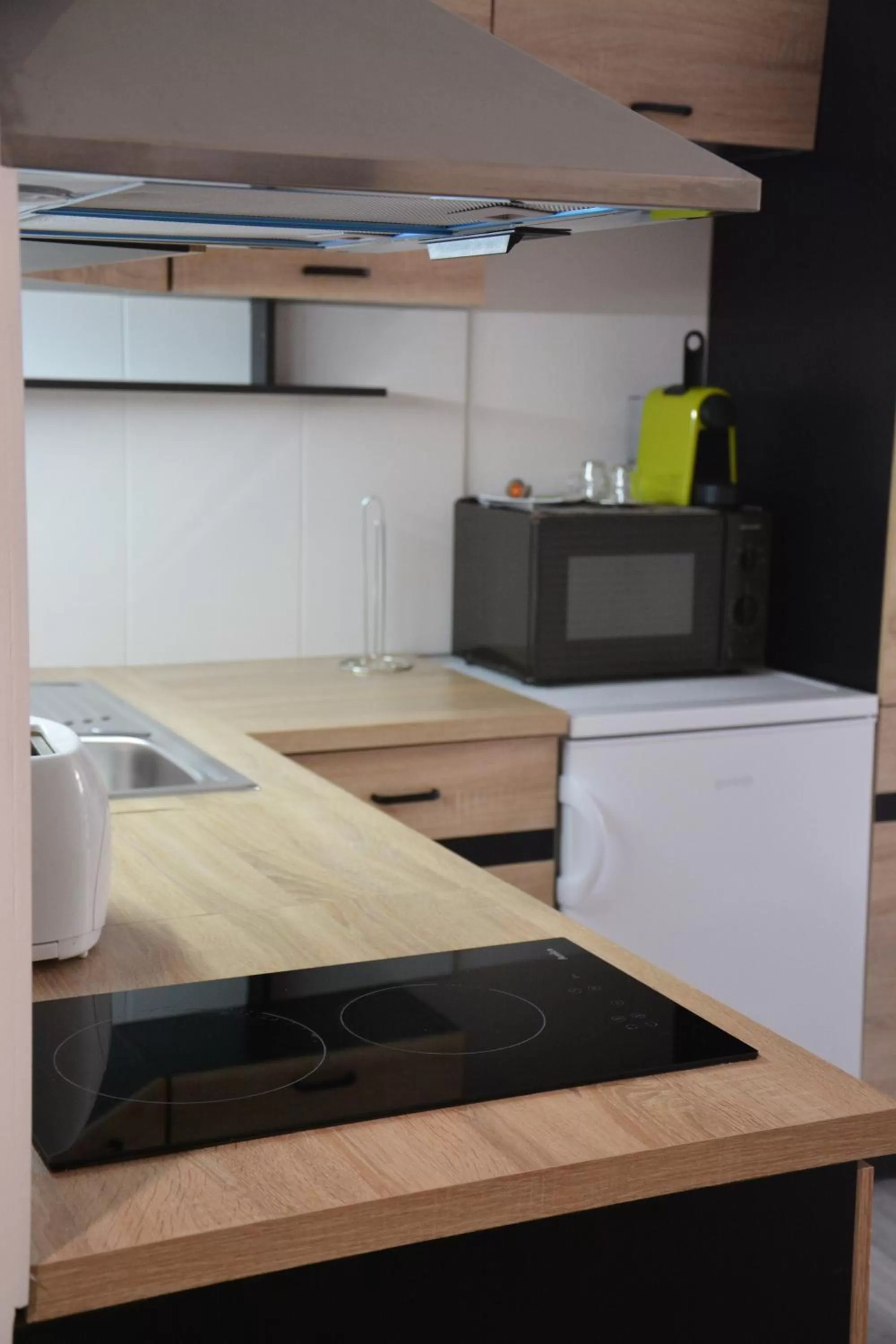 Kitchen or kitchenette in Central Apartments