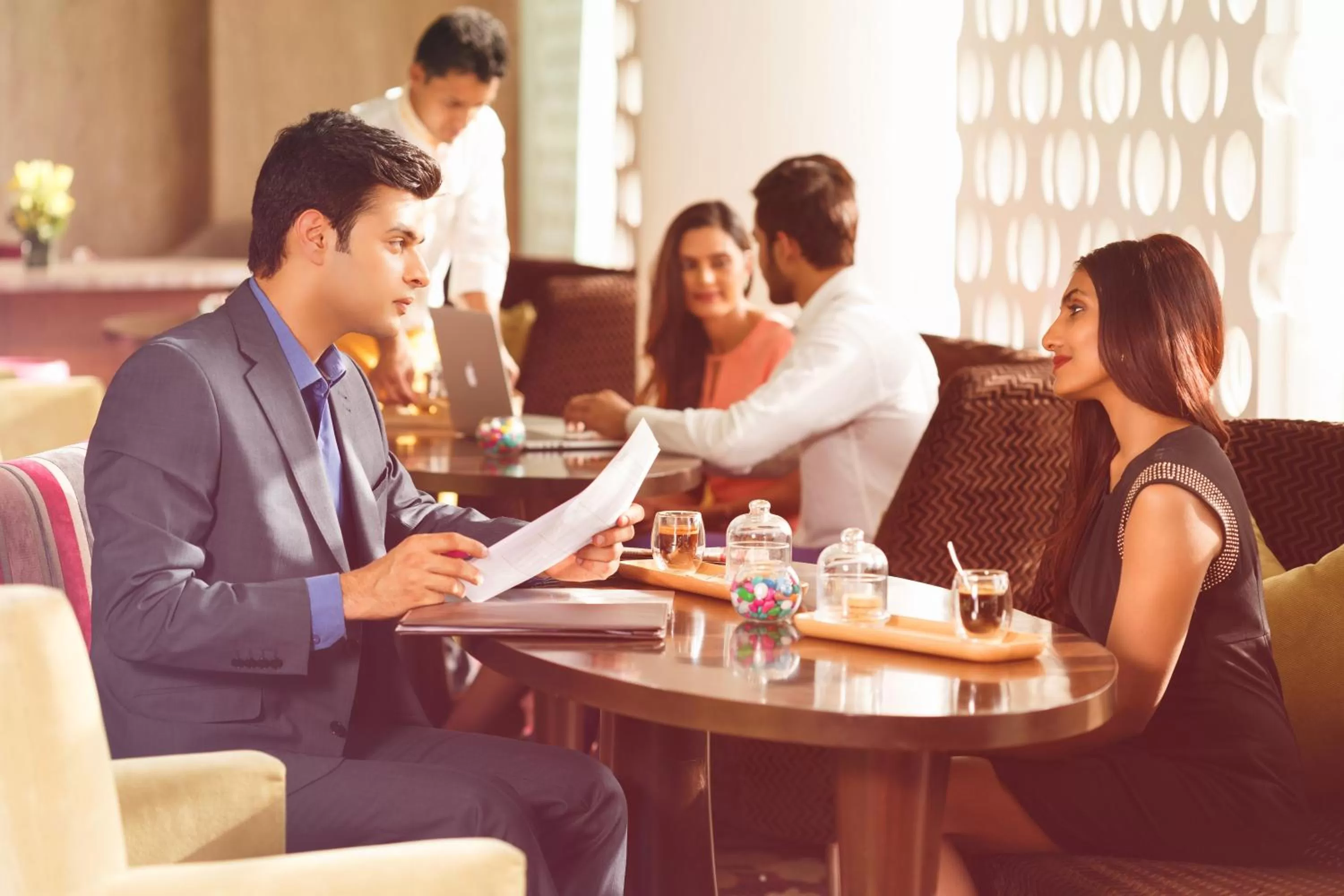 Lounge or bar in Crowne Plaza Ahmedabad City Centre by IHG