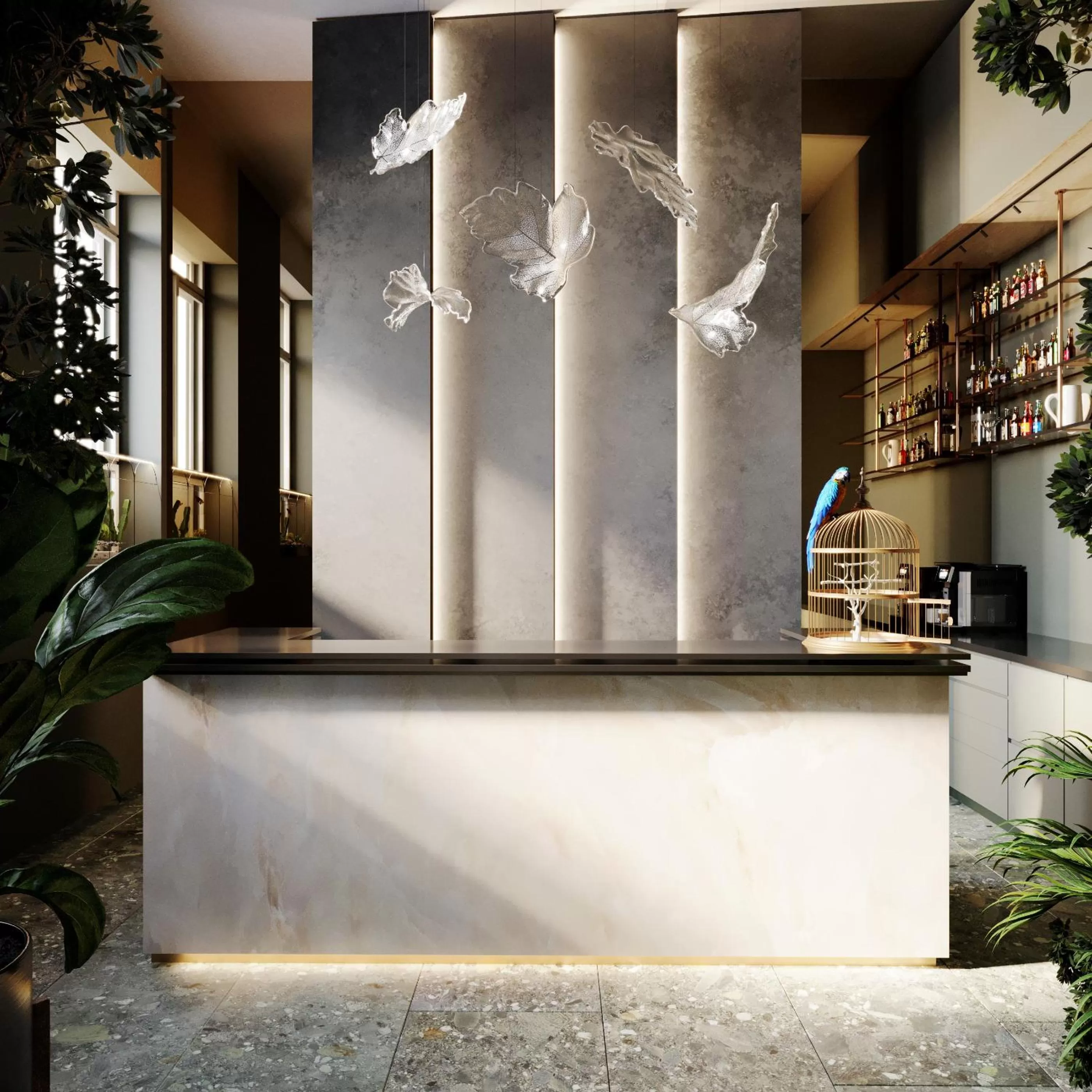 Lobby or reception in Mamaison Hotel Riverside Prague