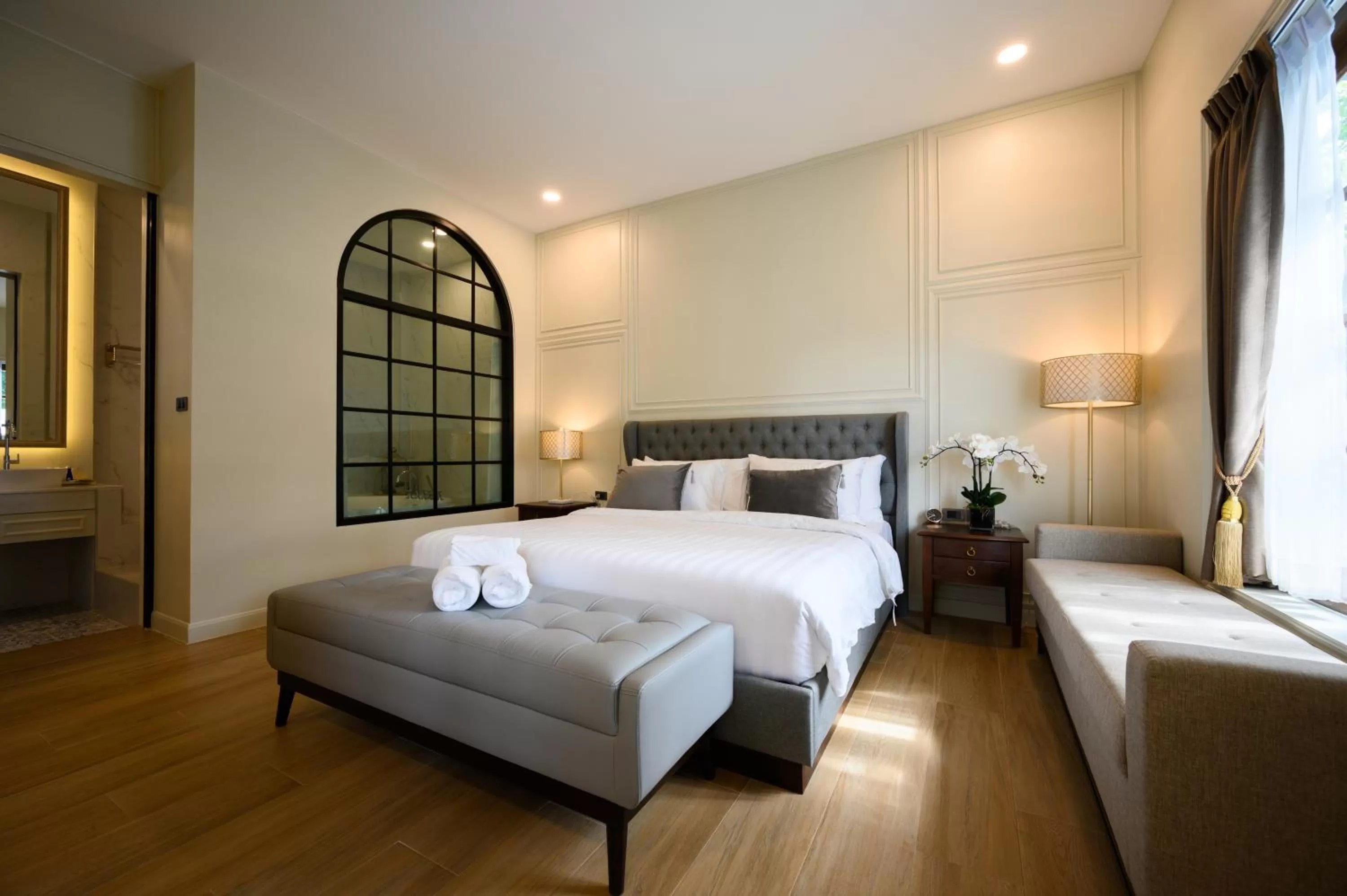 Bed in Villa Seville