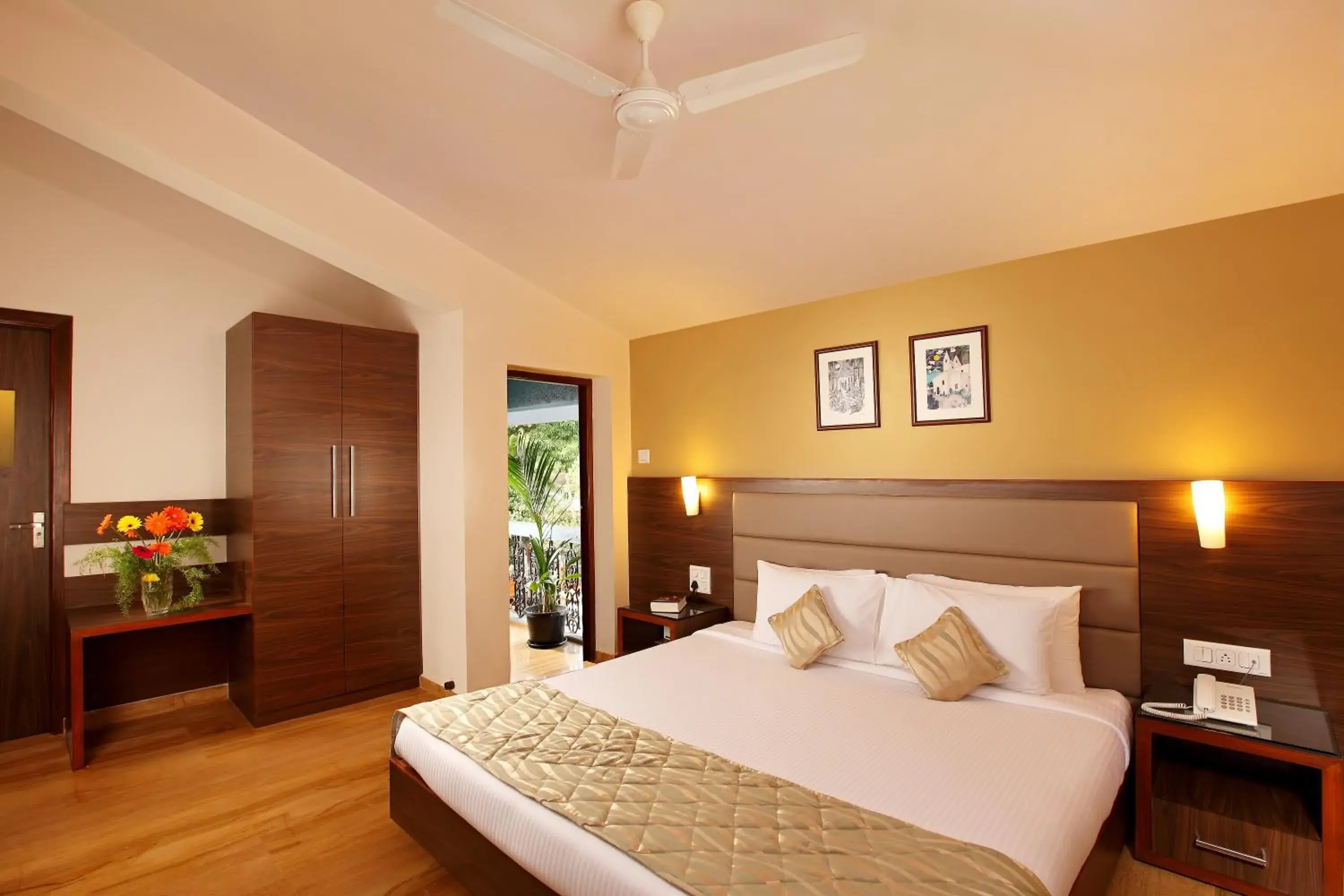 Standard Double Room - single occupancy - Village View in The Hawaii Comforts Panjim Standard Double Room - single occupancy - Village View in The Hawaii Comforts Panjim