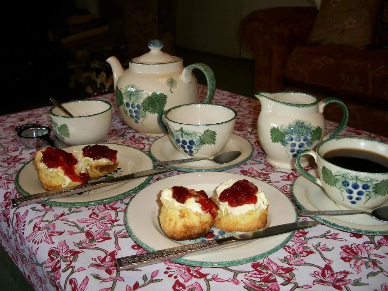 Meals in Middletown Farmhouse B&B