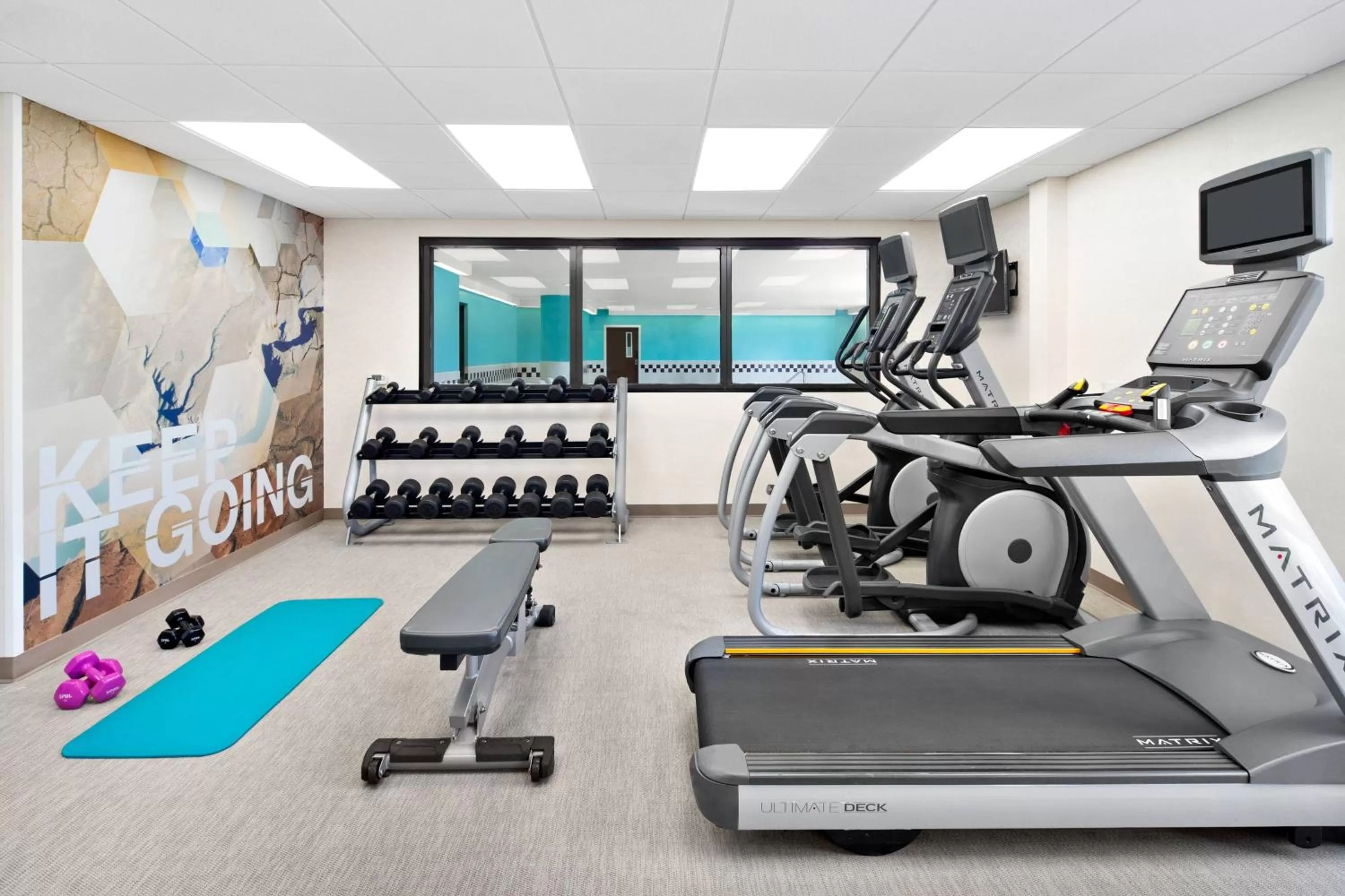 Fitness centre/facilities in SpringHill Suites Austin Round Rock