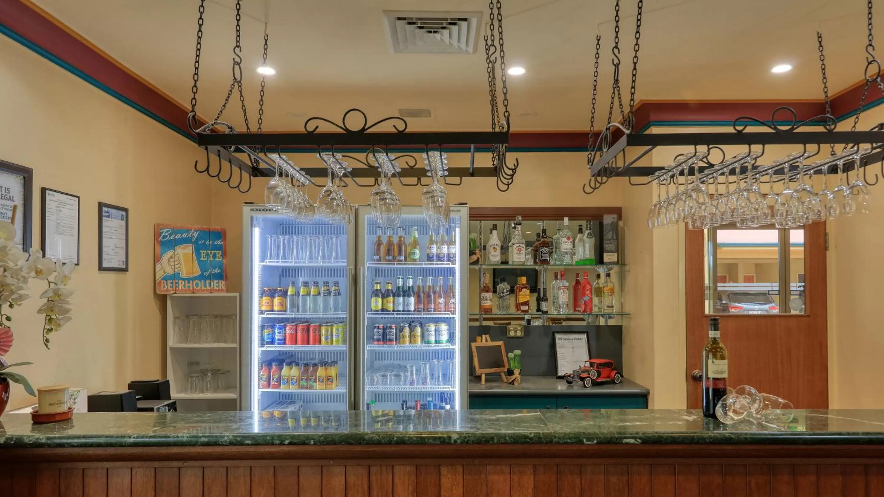 Lounge or bar in Dalby Homestead Motel