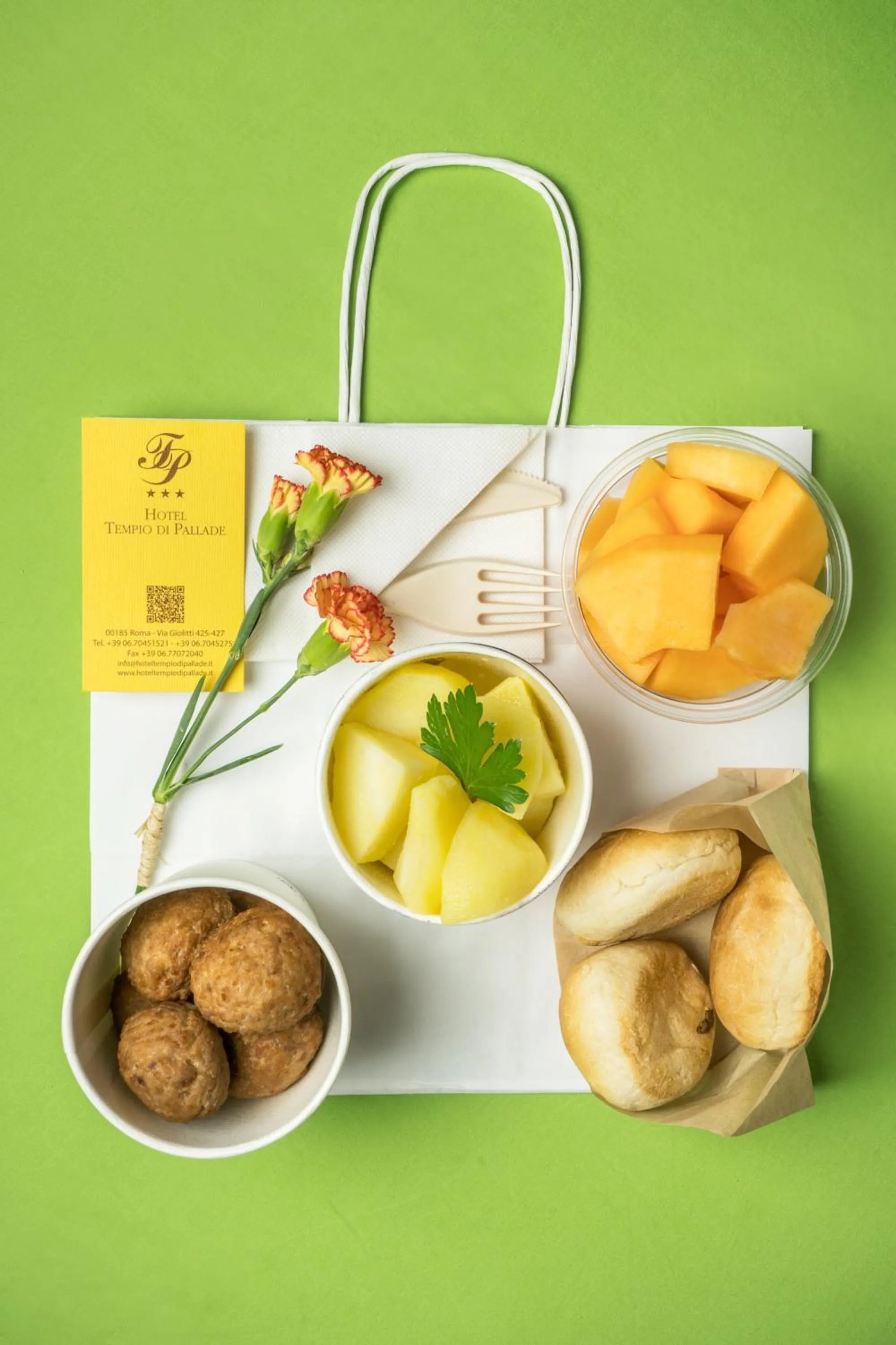 Food and drinks in Hotel Tempio Di Pallade