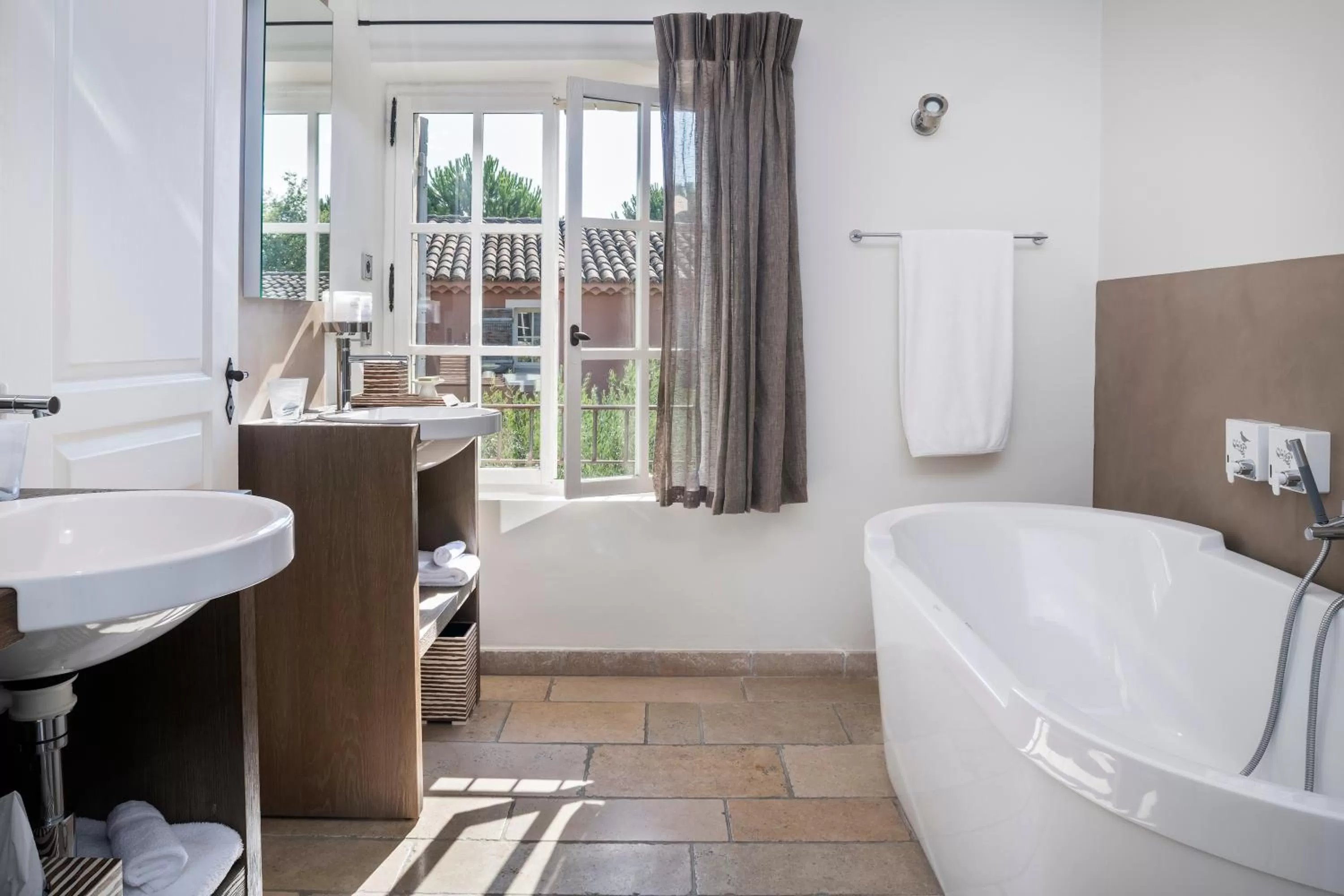 Bathroom in Coquillade Provence - Relais & Châteaux