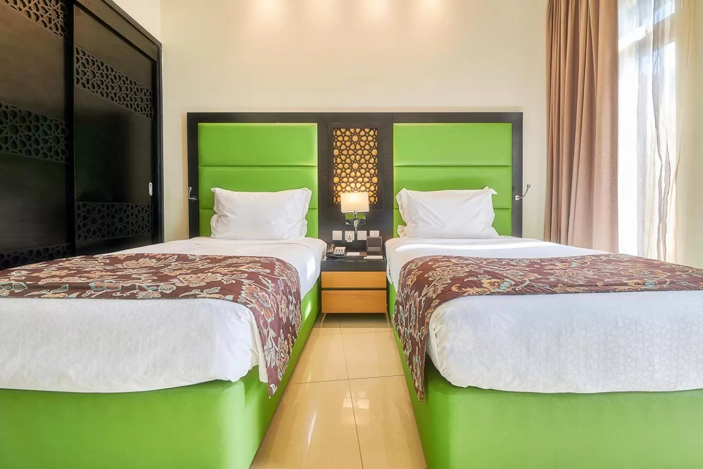 Bed in Bahi Ajman Palace Hotel