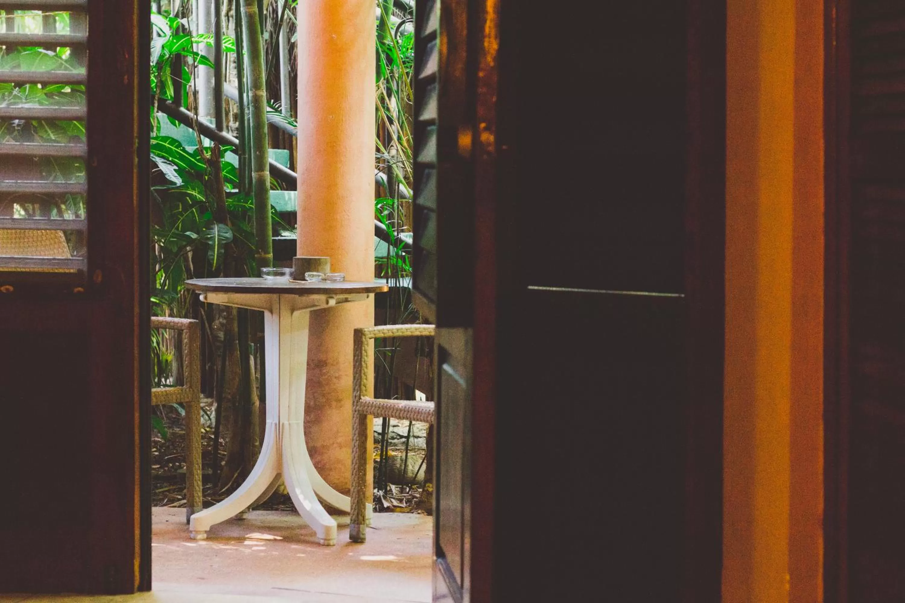 Patio in Cocos Cabañas Playa del Carmen Adults Only