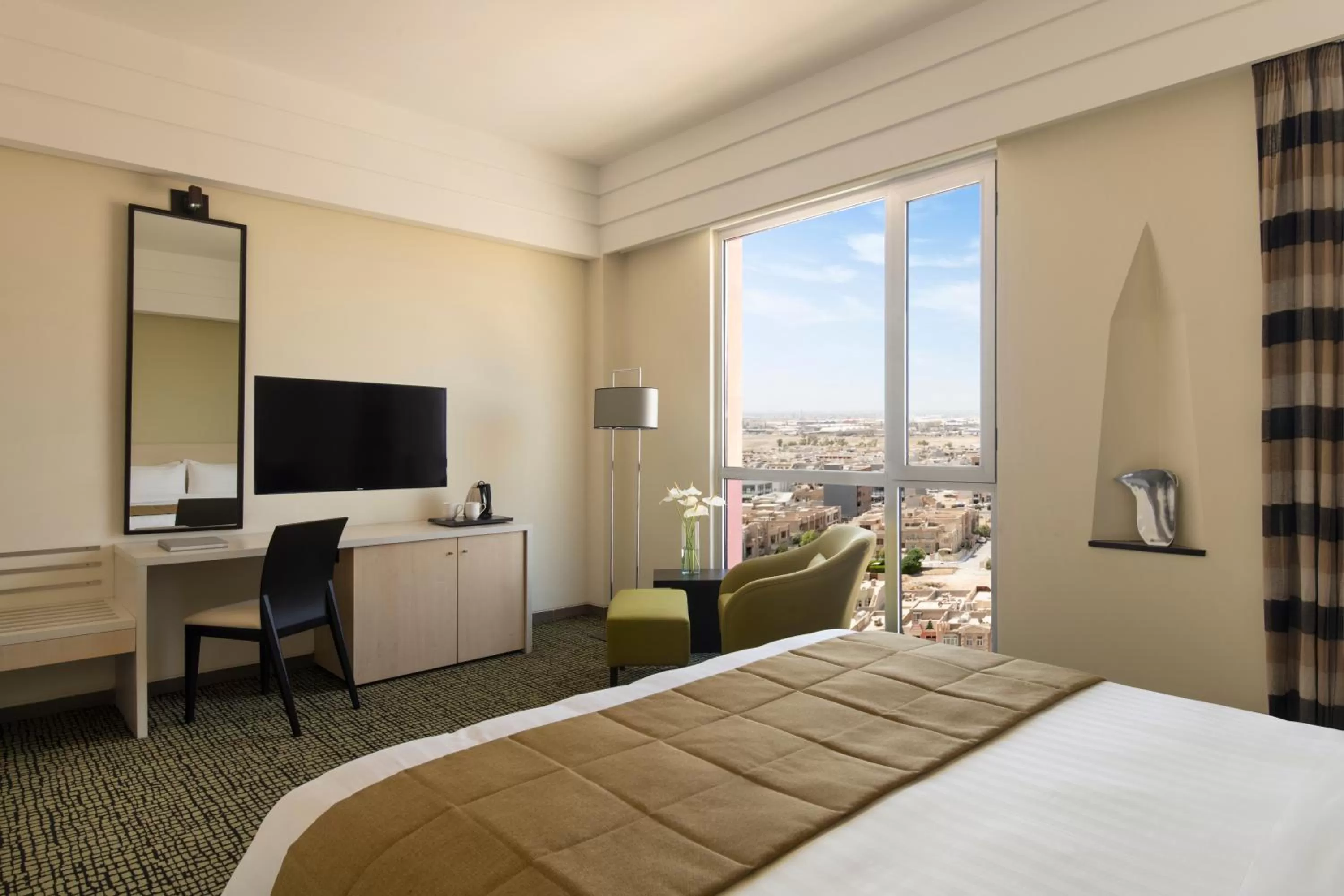 Bed in Bristoria Hotel Erbil