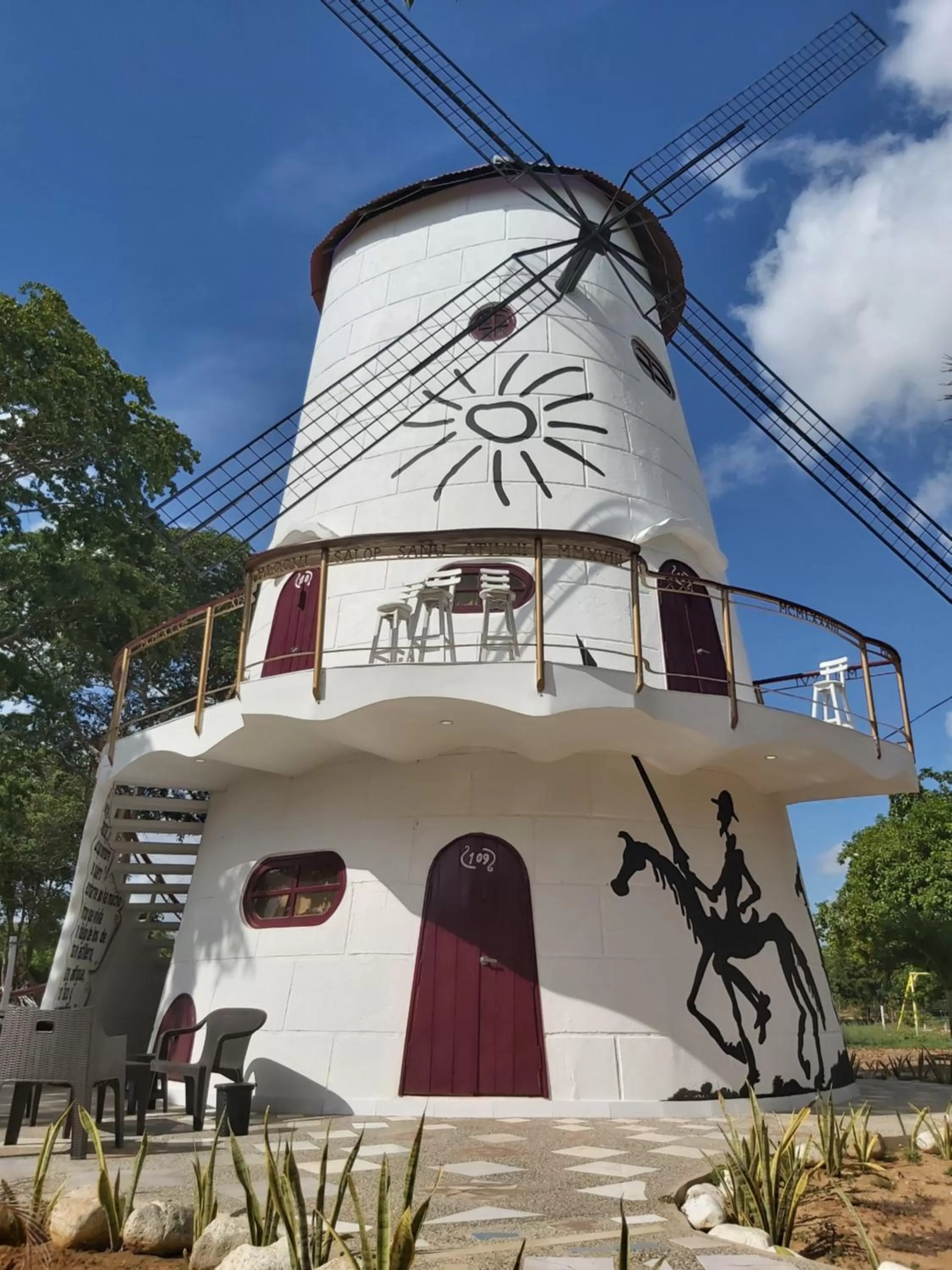 Property Building in Eco-Hotel Villa Elina