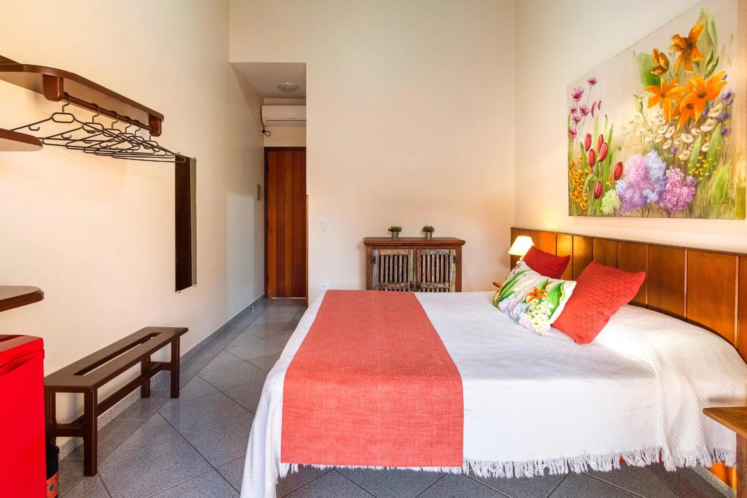 Bed in Pousada Vivamar