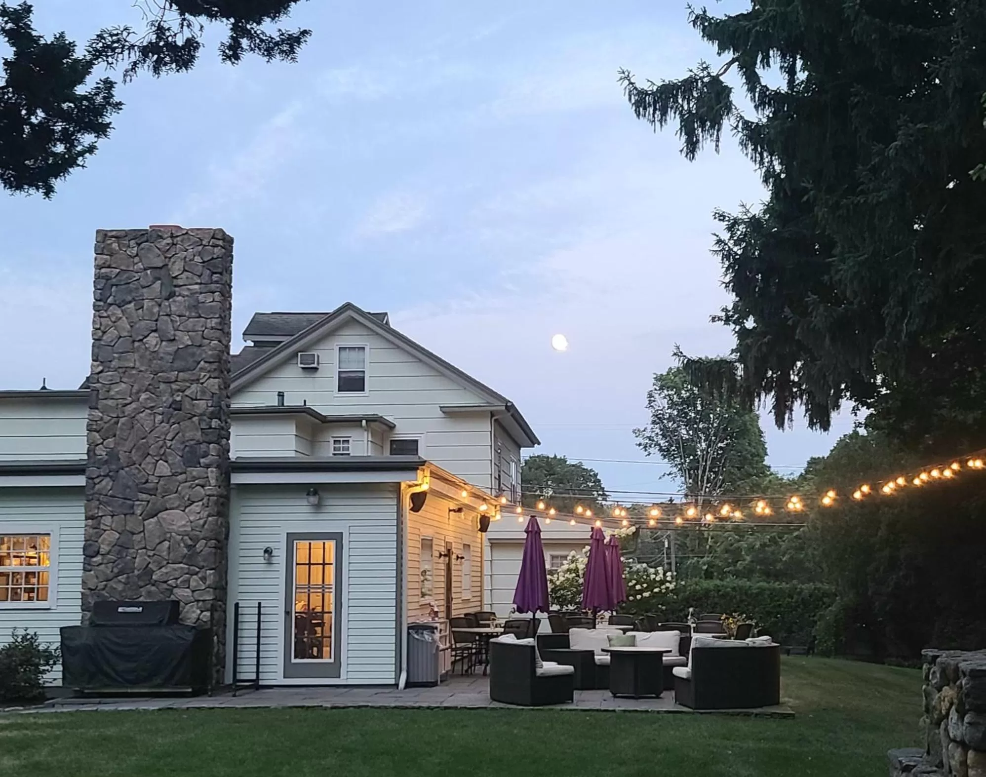 Patio in Westbrook Inn Bed and Breakfast