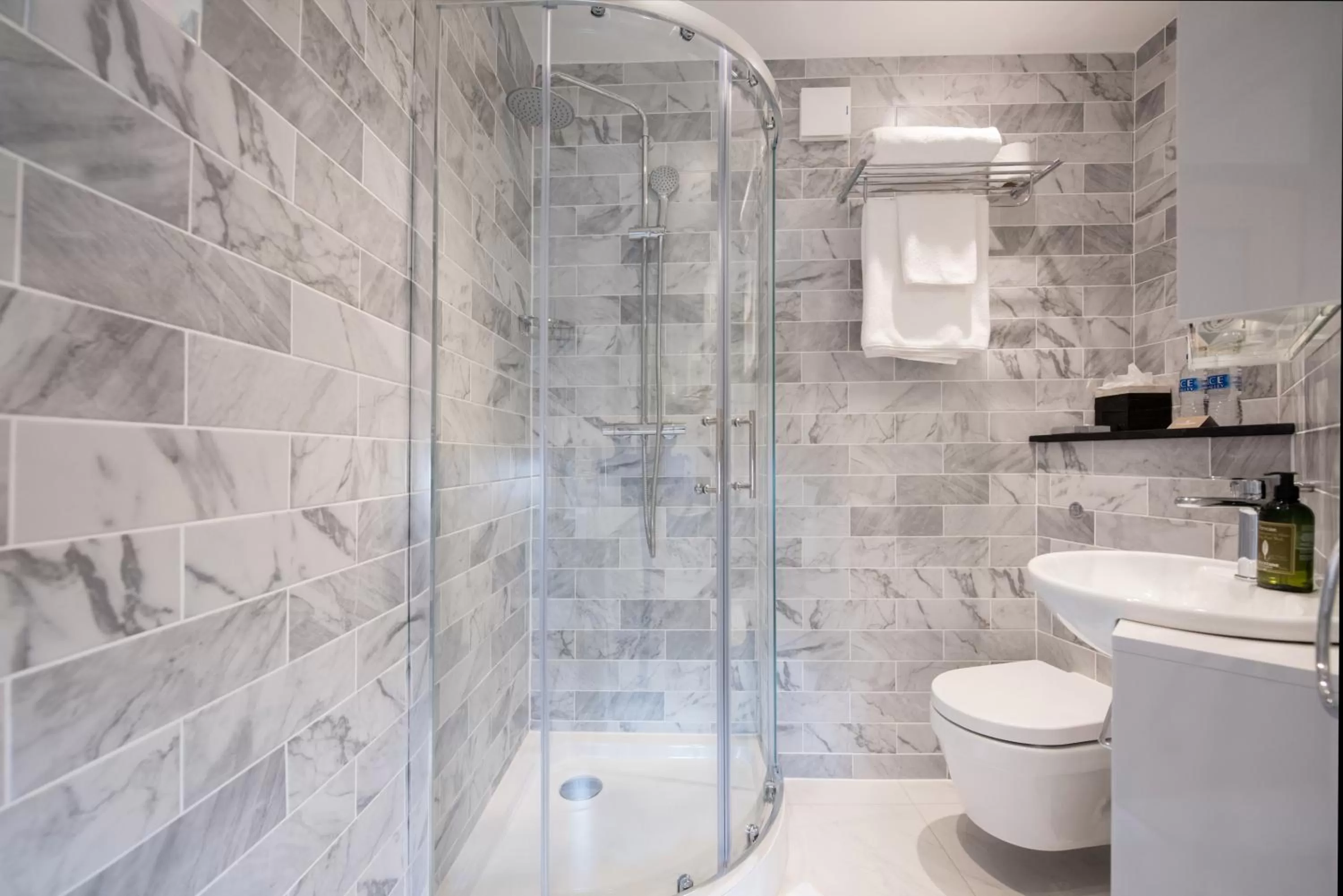 Shower in The Lansbury Heritage Hotel By Sunday - Canary Wharf London