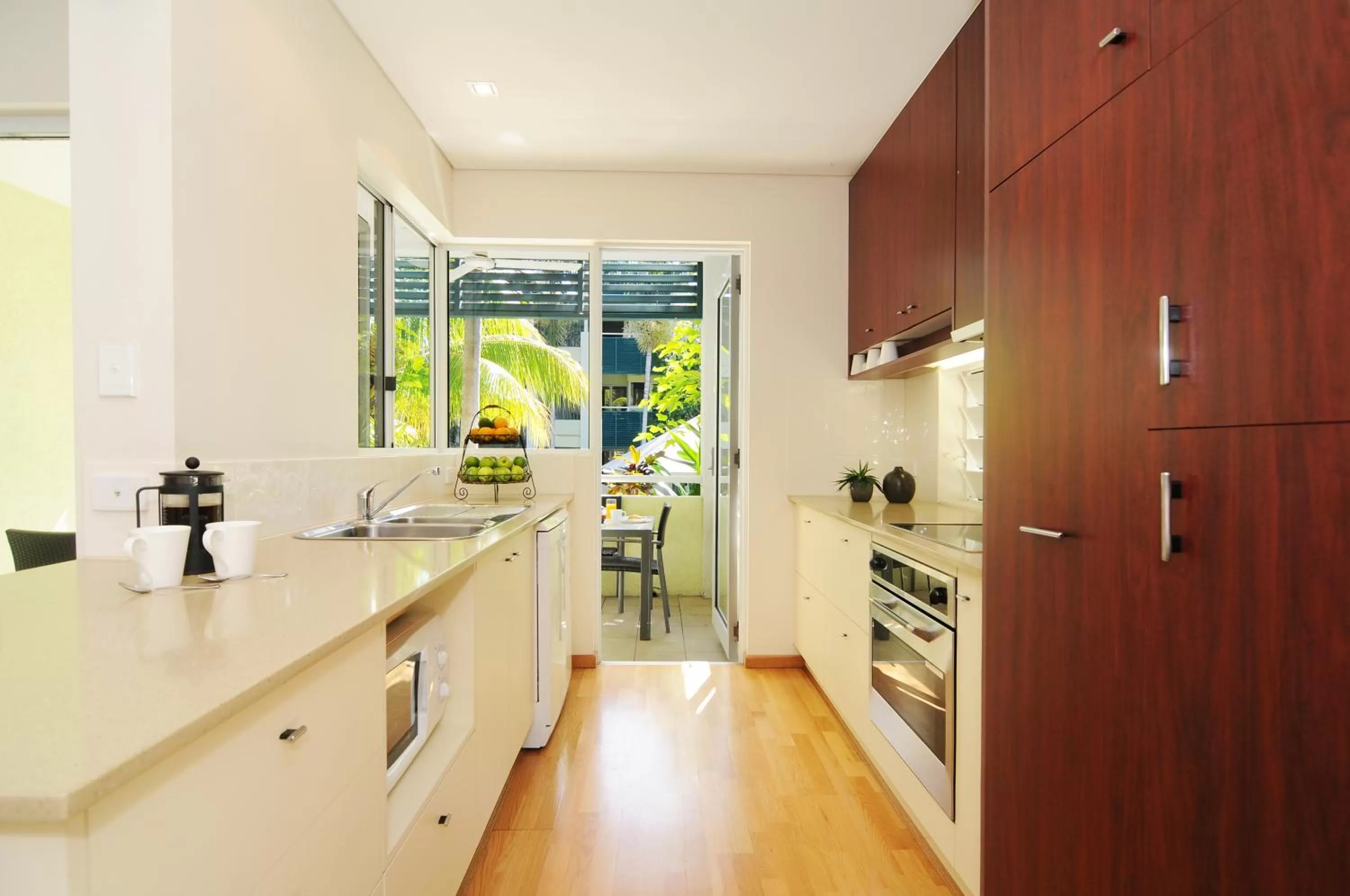 Kitchen or kitchenette in Verandahs Boutique Apartments