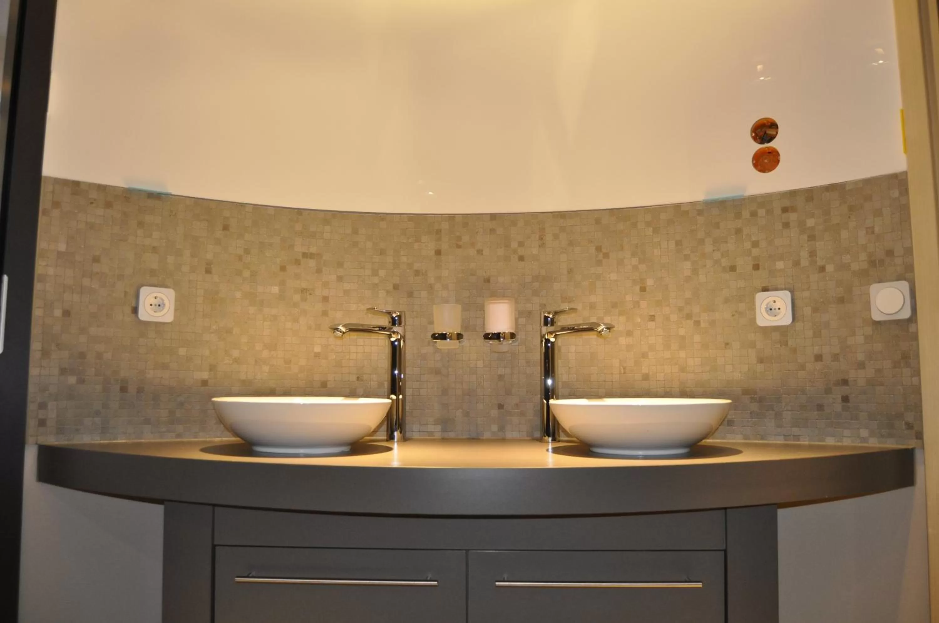 Bathroom in StrandBerg's Designhotel Viktoria