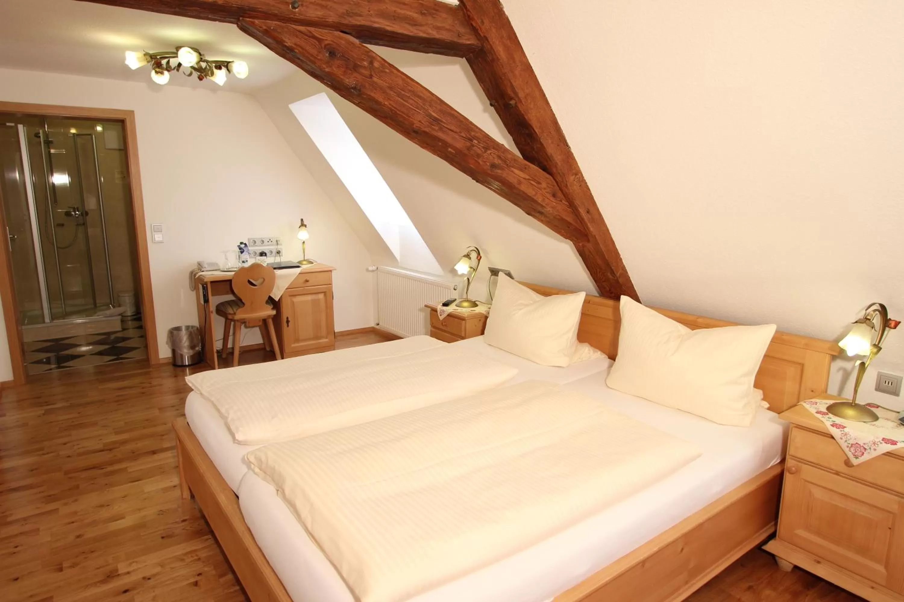 Photo of the whole room, Bed in Hotel Gasthof Rössle
