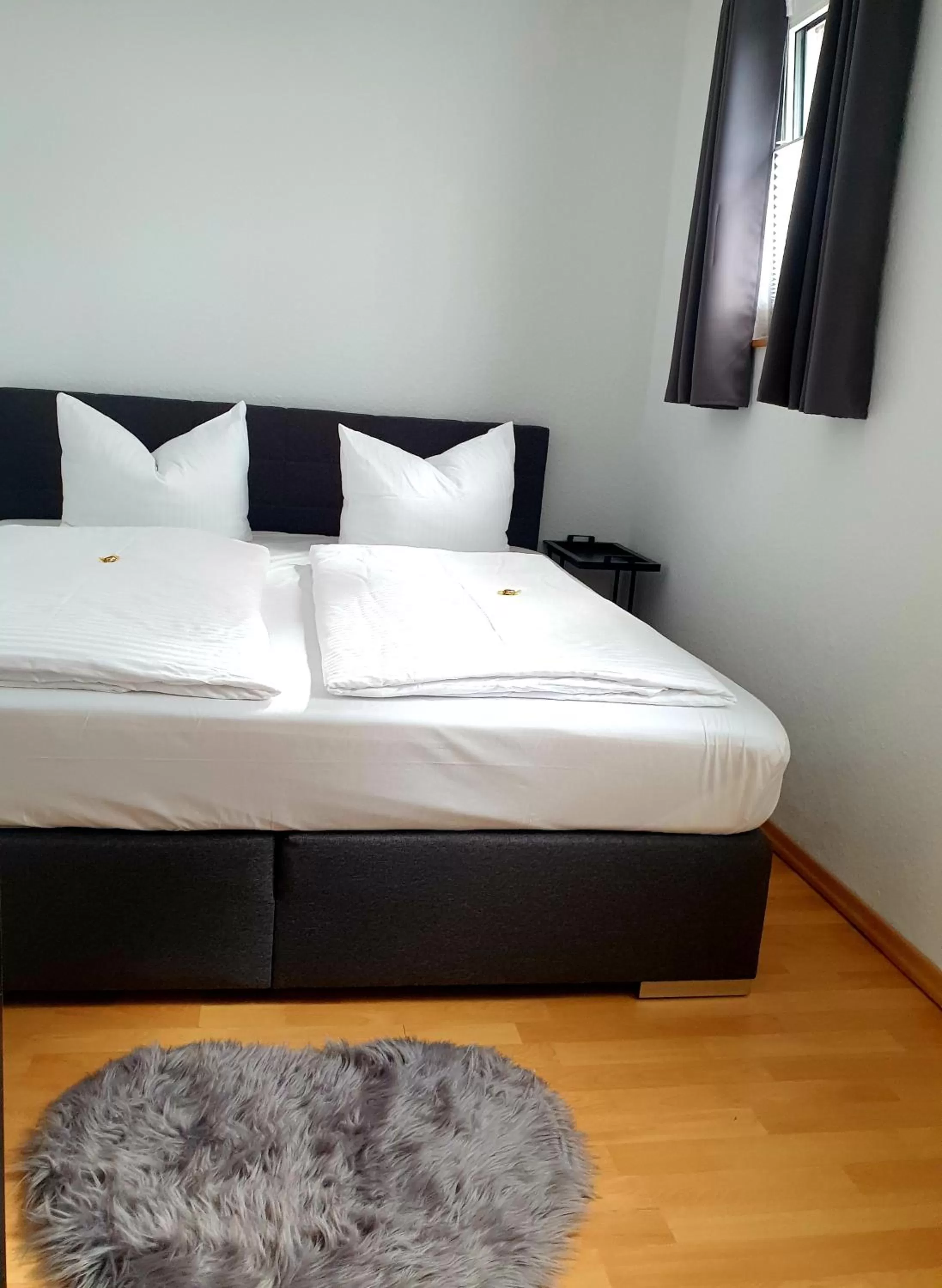 Bedroom, Bed in Hotel Apartment Ferienwohnung Meyenhof Frankenberg Eder