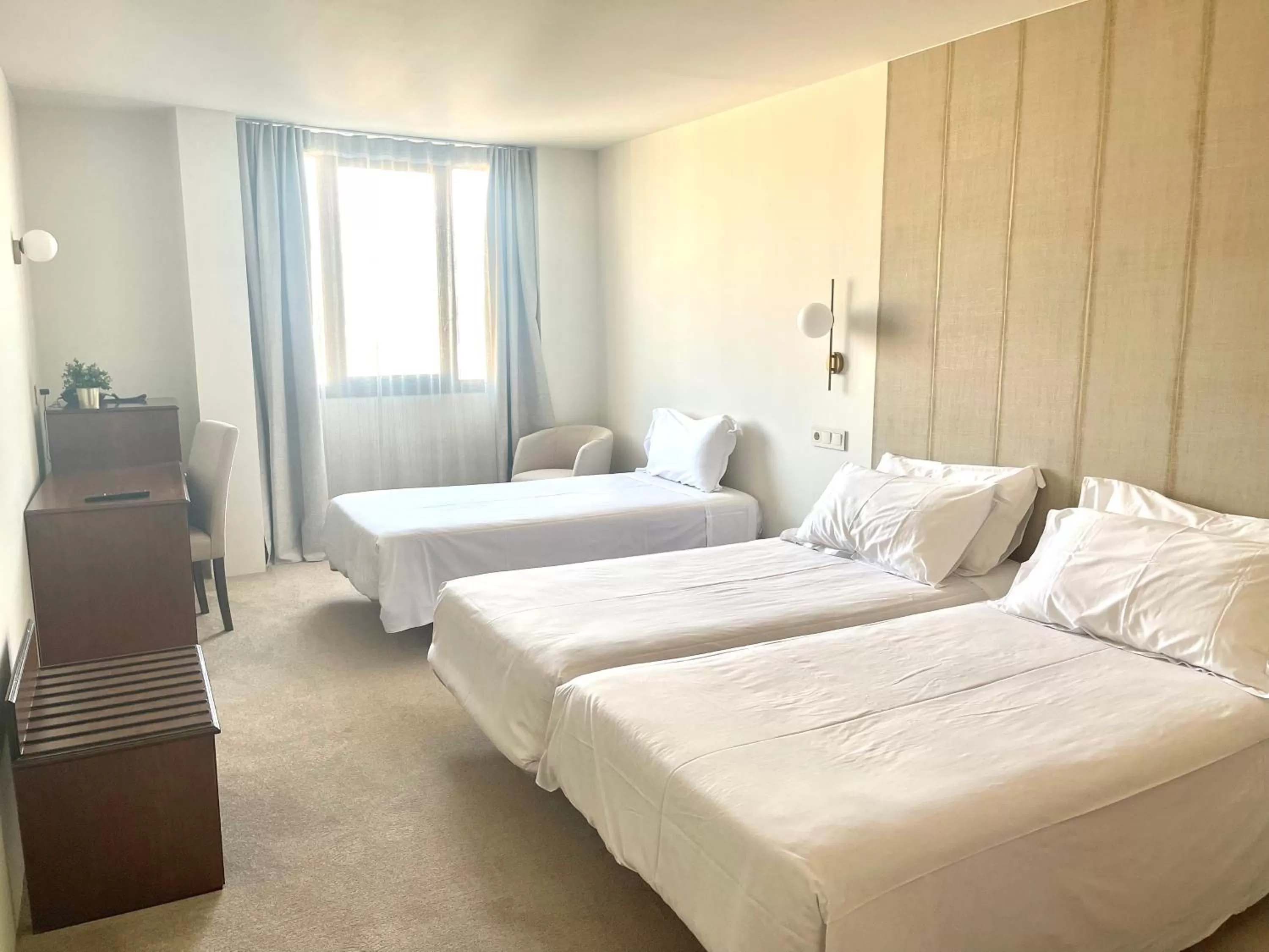 Bed in Hotel Oriente