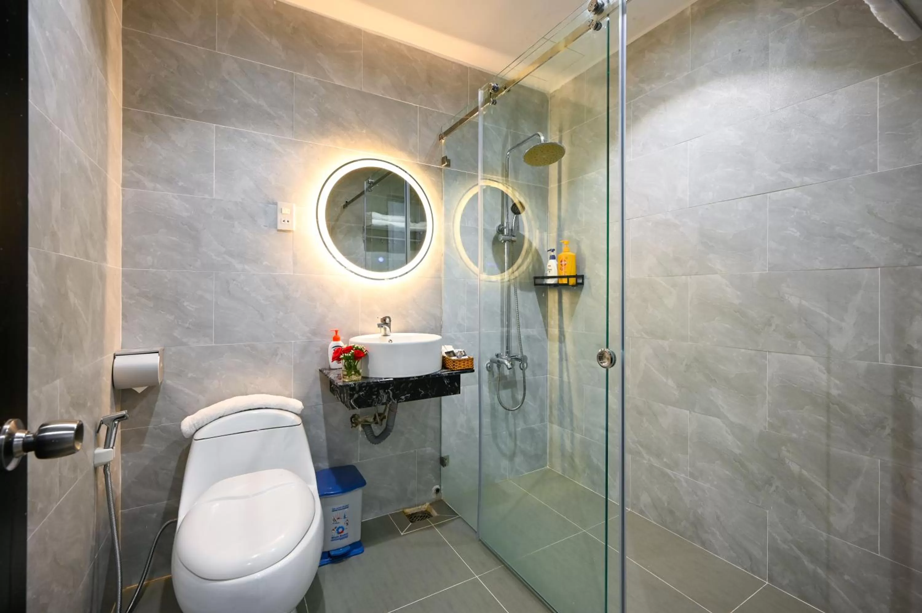 Bathroom in TN Central Hotel