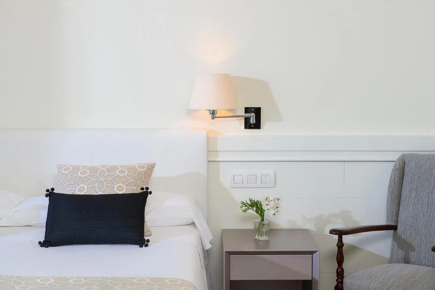 Bed in Hotel Santa Marta