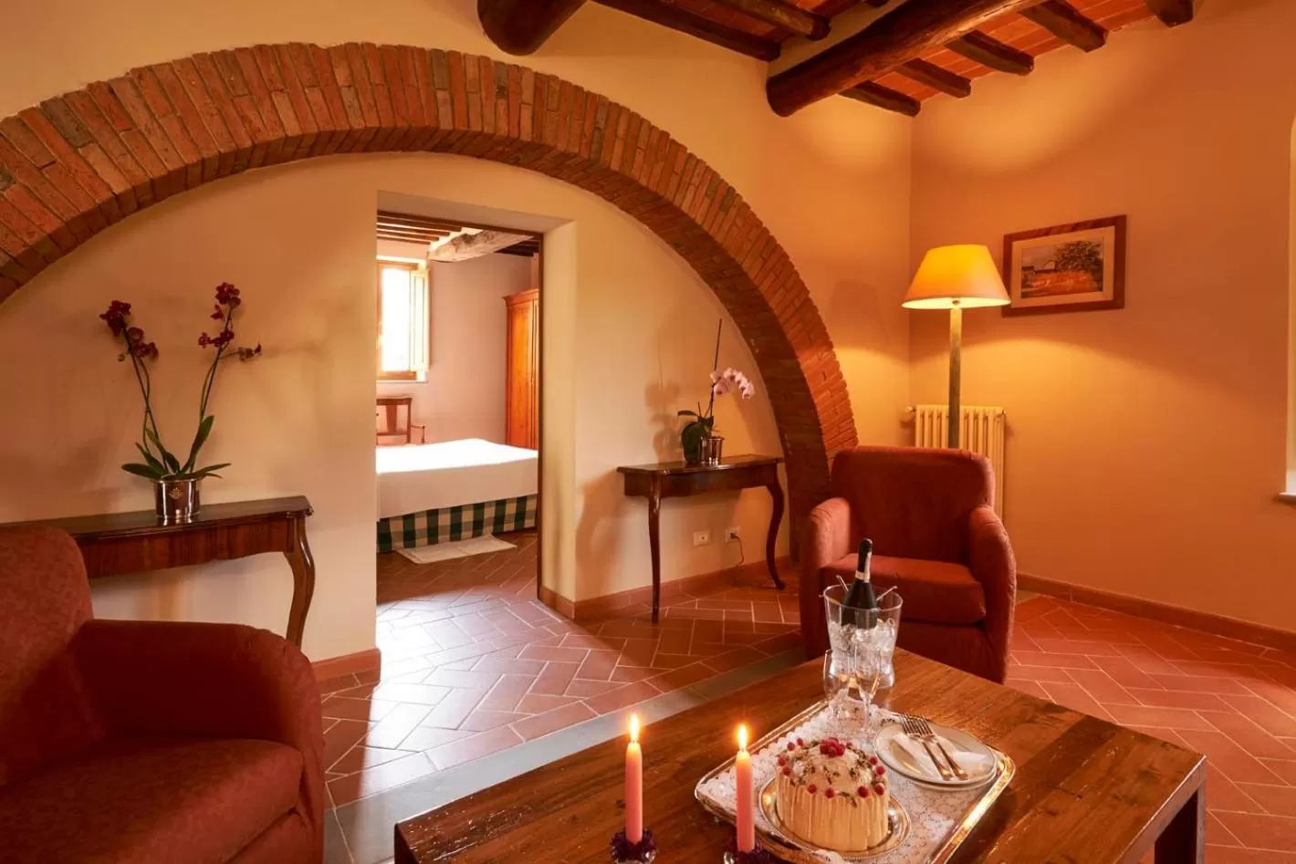 Bedroom, Seating Area in Borgo Il Melone