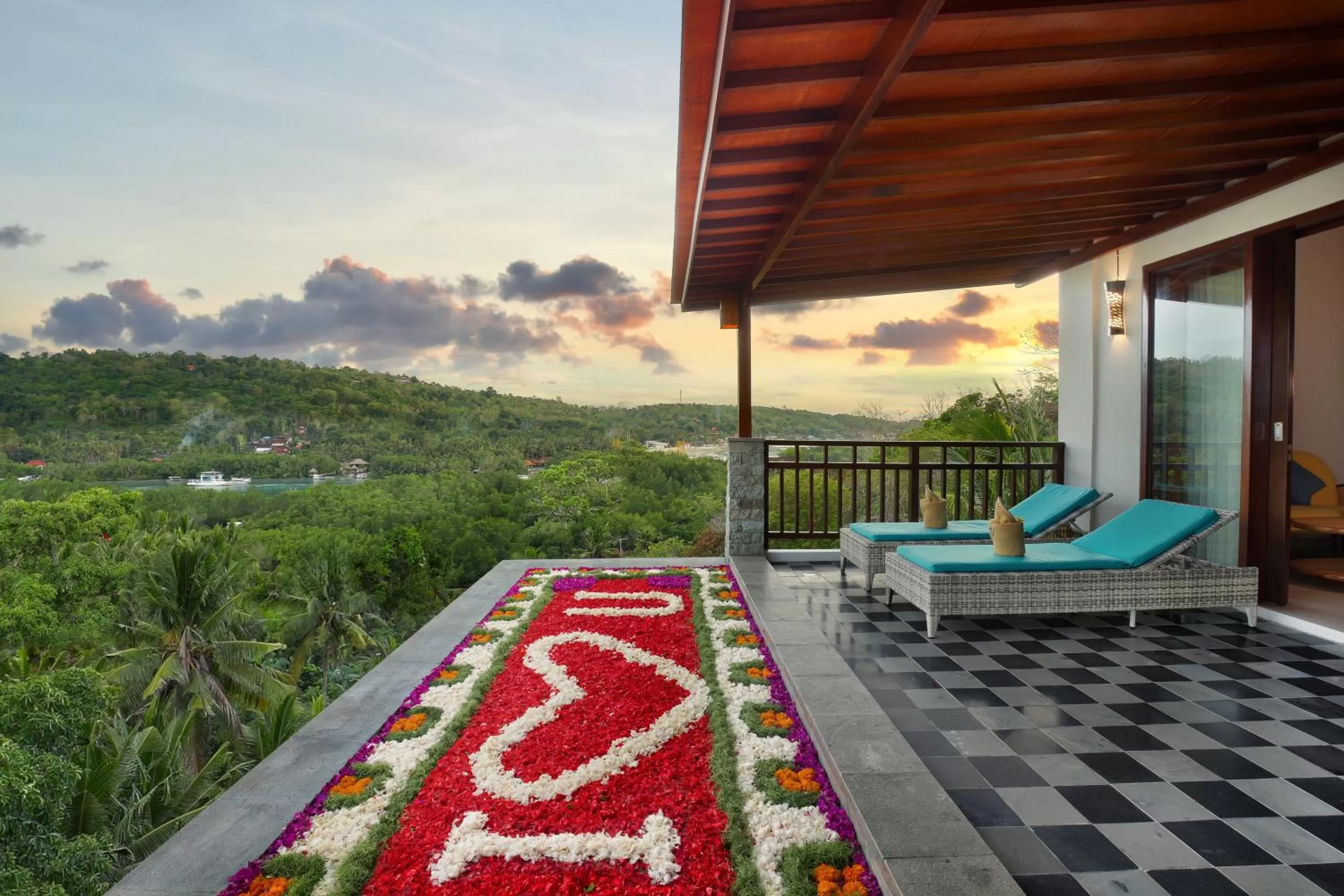 Pool view in The Acala Shri Sedana