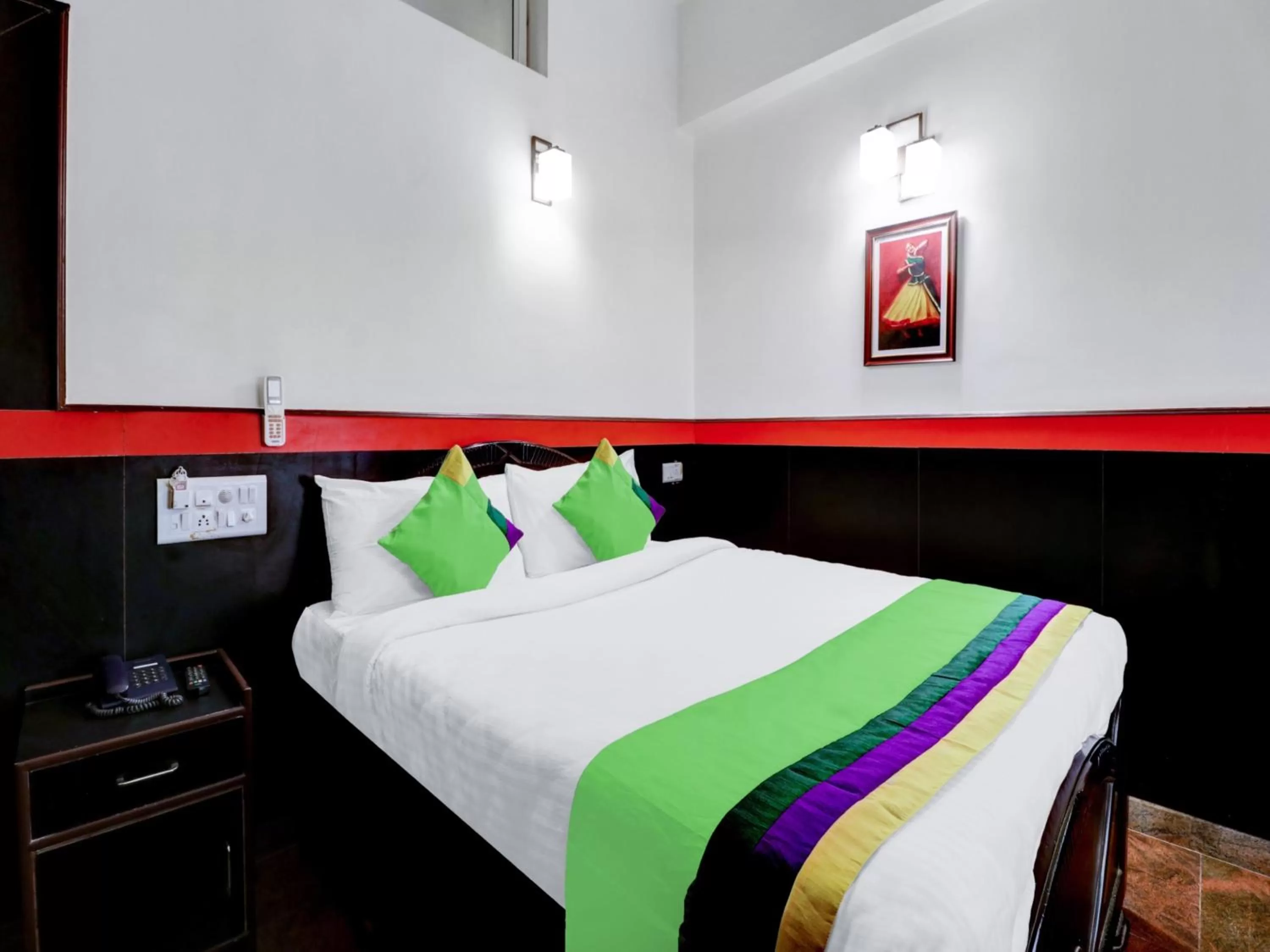 Bed in Treebo Benaka Residency